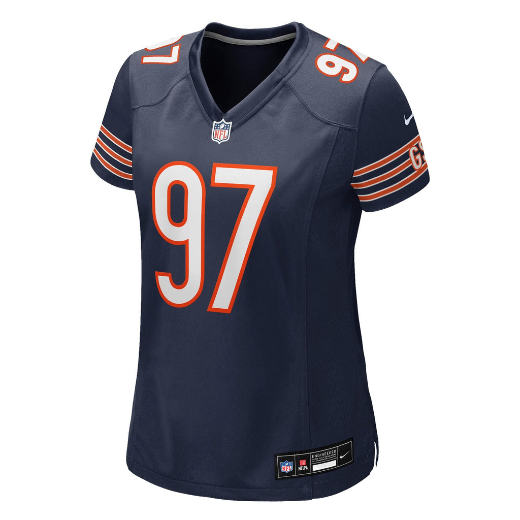 Women's Chicago Bears James Lynch Nike Navy Team Game Jersey
