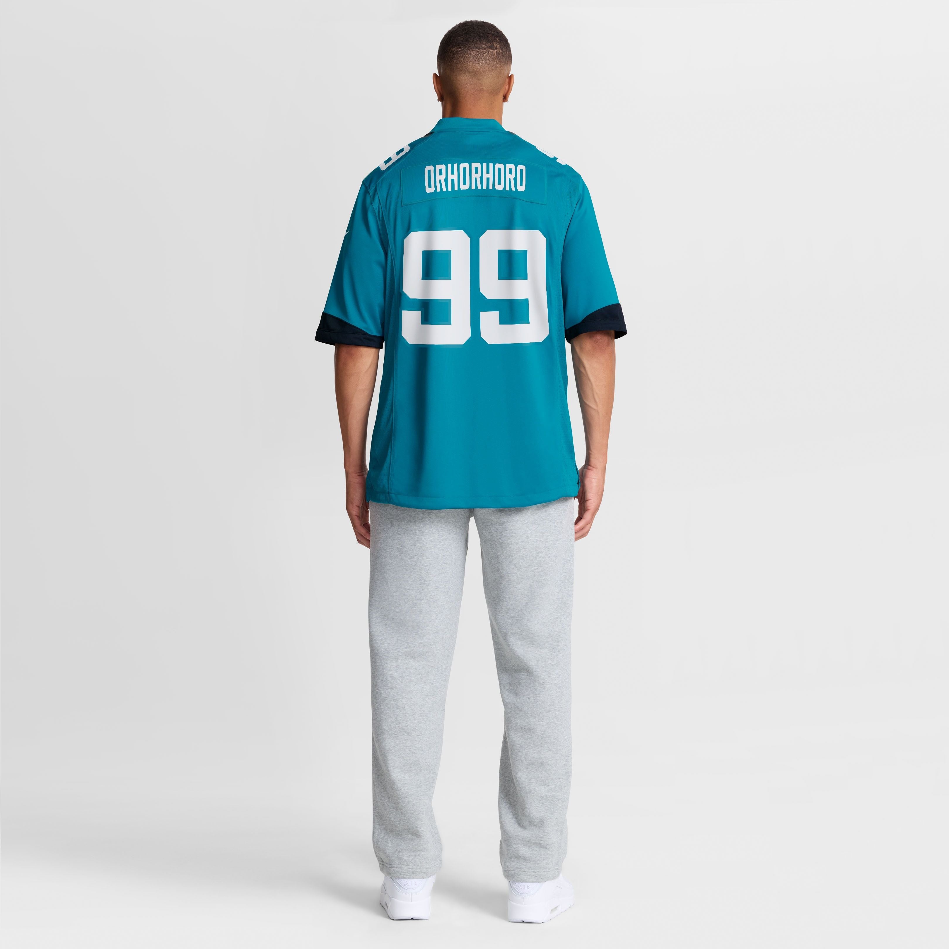 Men's Jacksonville Jaguars Ruke Orhorhoro Nike Teal Team Game Jersey