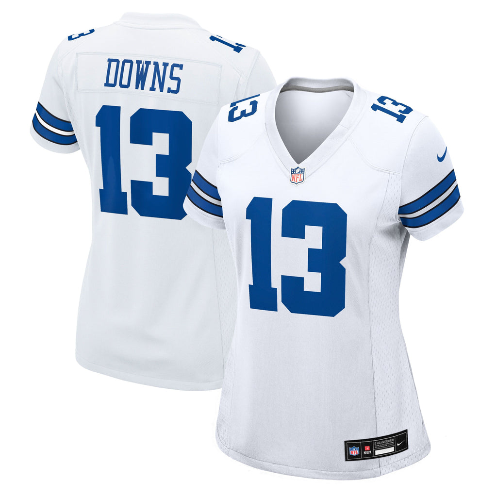 Women's Dallas Cowboys Caleb Downs Nike White Game Jersey