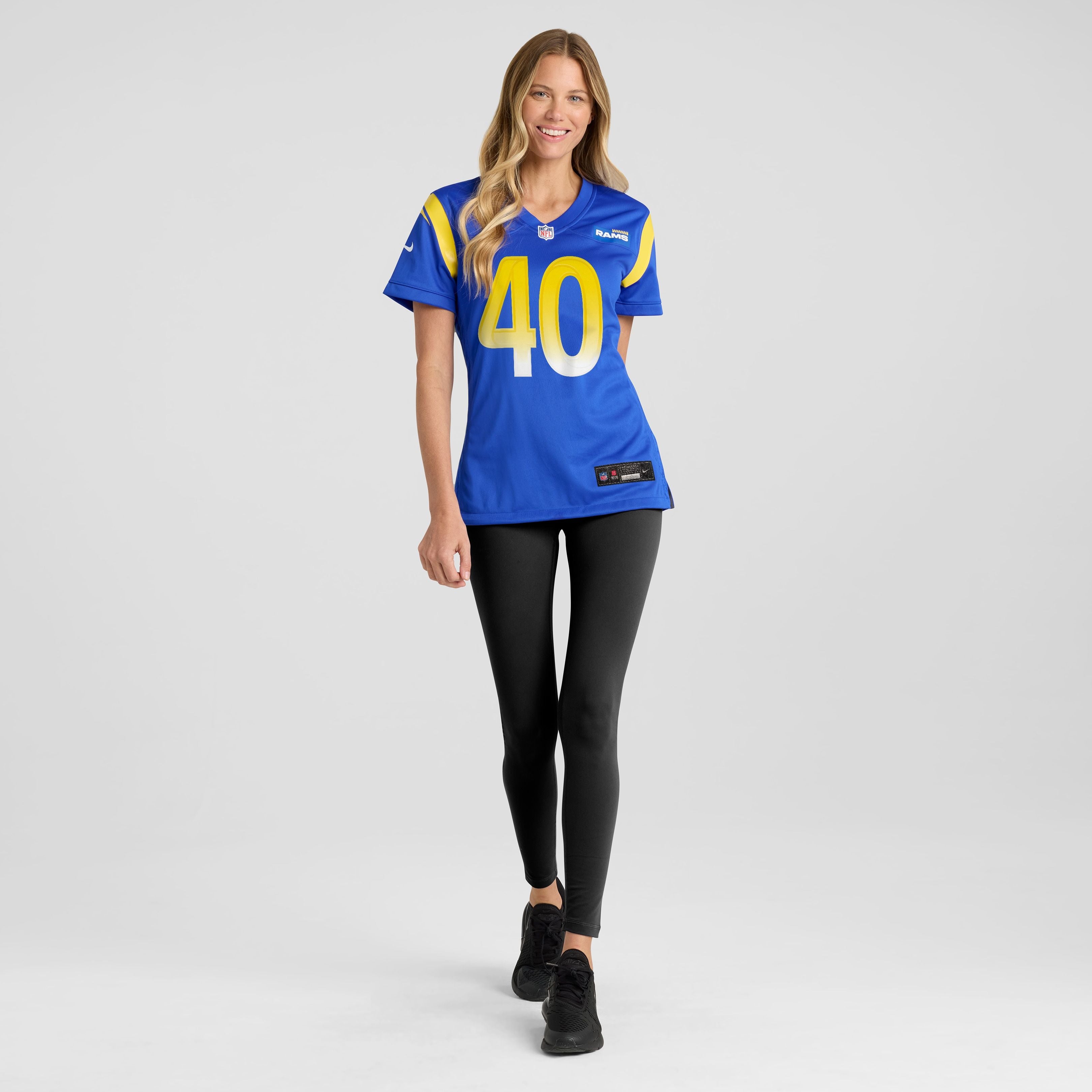 Women's Los Angeles Rams Jesse Luketa Nike Royal Team Game Jersey