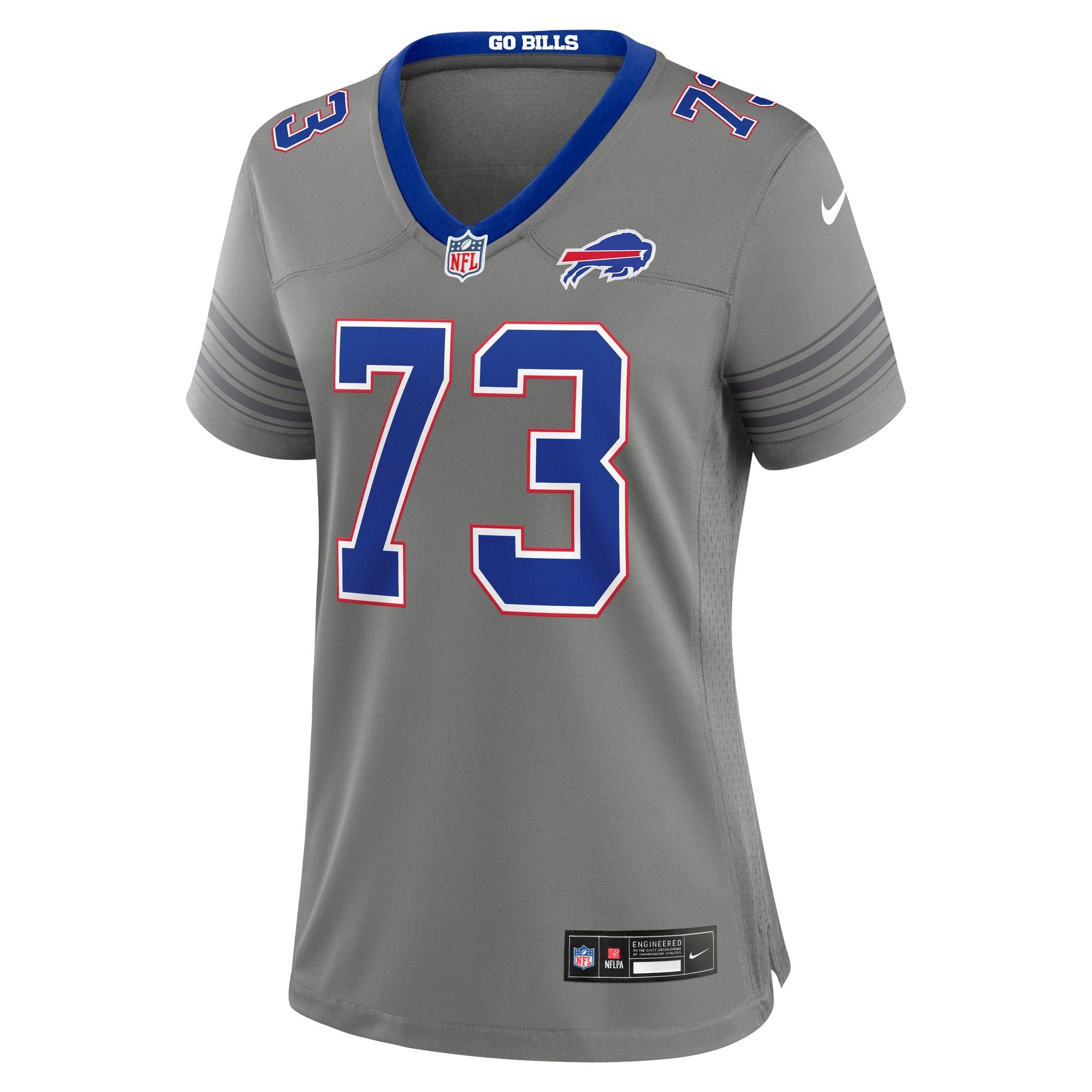 Women's Buffalo Bills Dion Dawkins Nike Gray Nickel City Game Jersey