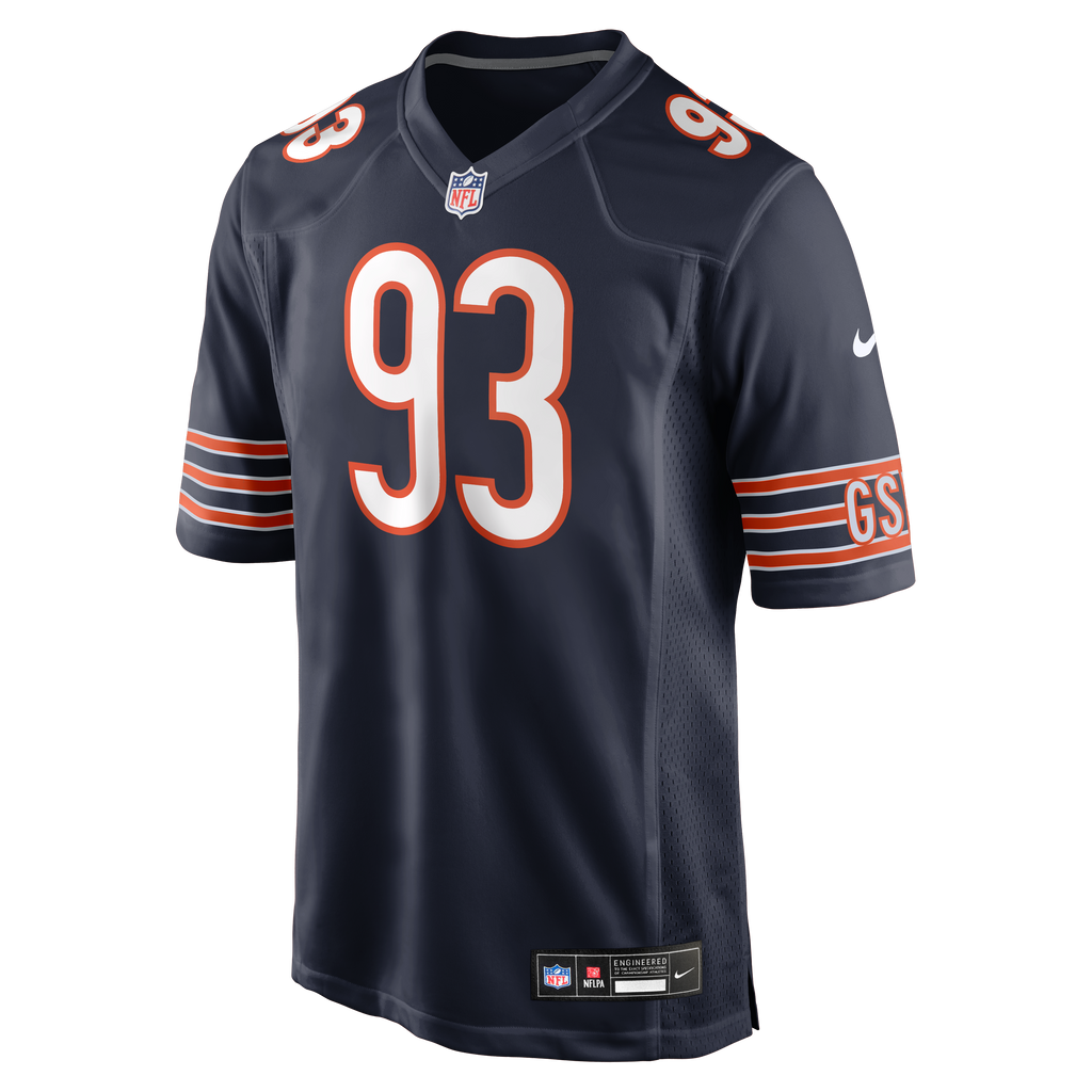 Men's Chicago Bears Kentavius Street Nike Navy Team Game Jersey