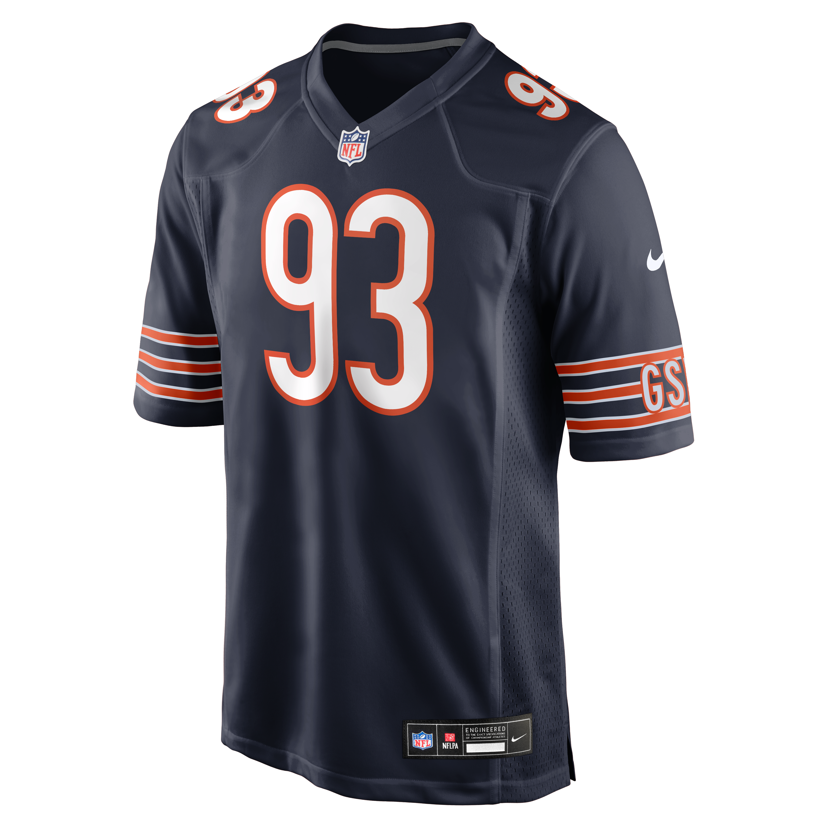 Men's Chicago Bears Kentavius Street Nike Navy Team Game Jersey