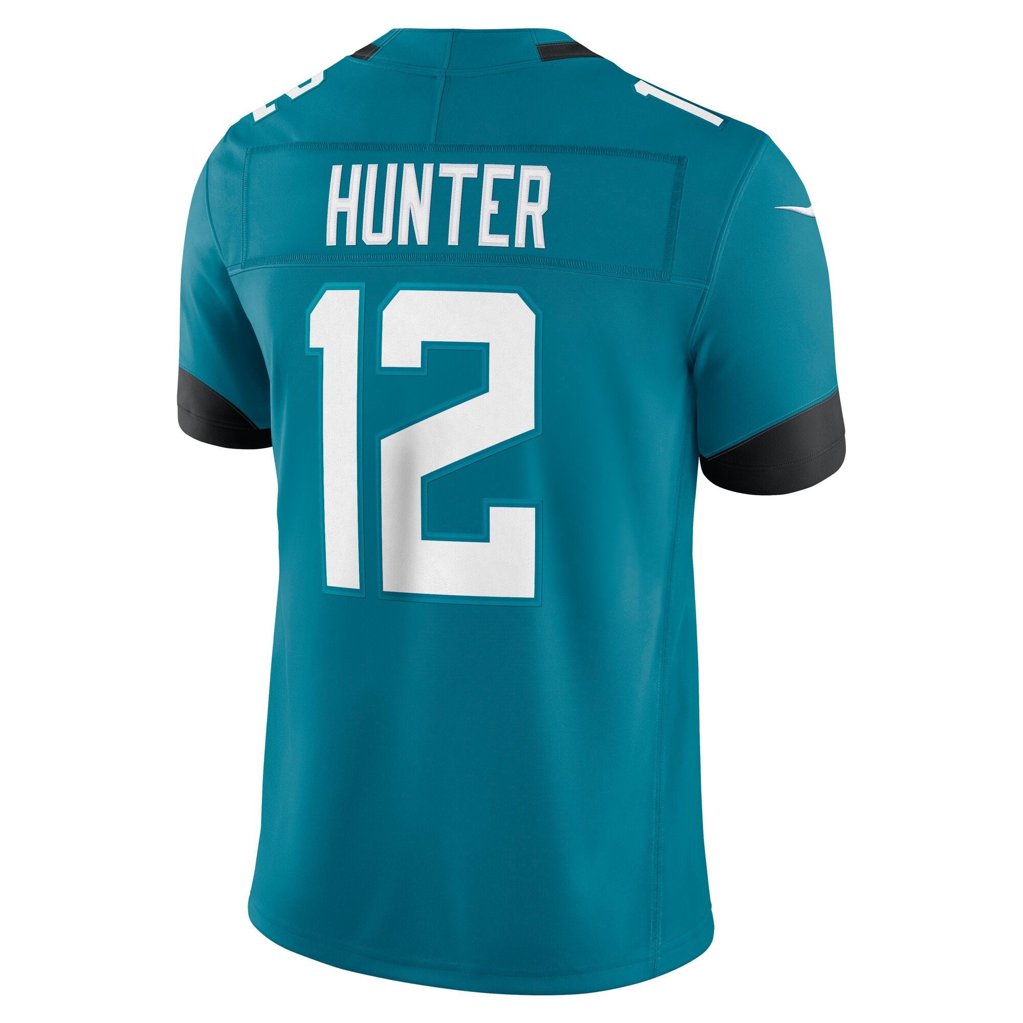 Men's Jacksonville Jaguars Travis Hunter Nike Teal Team Vapor Fuse Stitched Limited Jersey