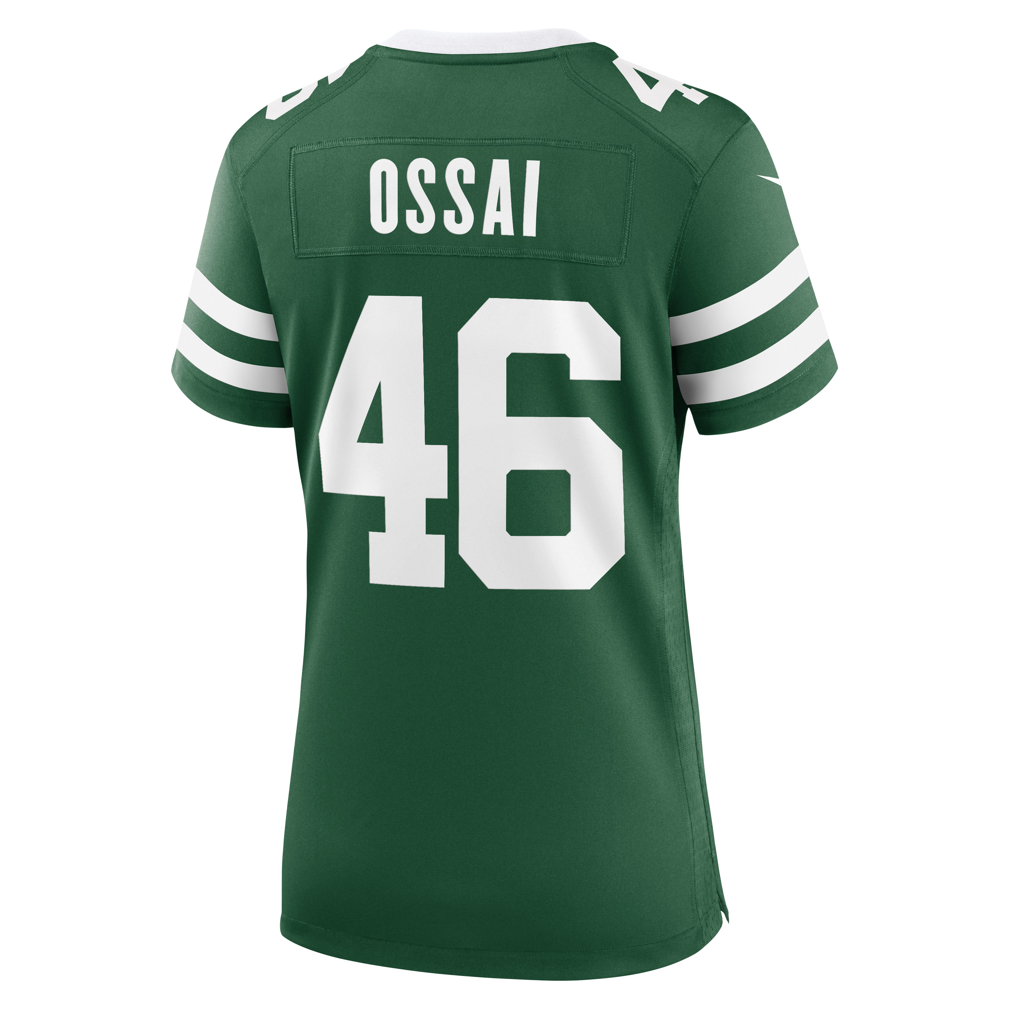 Women's New York Jets Joseph Ossai Nike Legacy Green Team Game Jersey