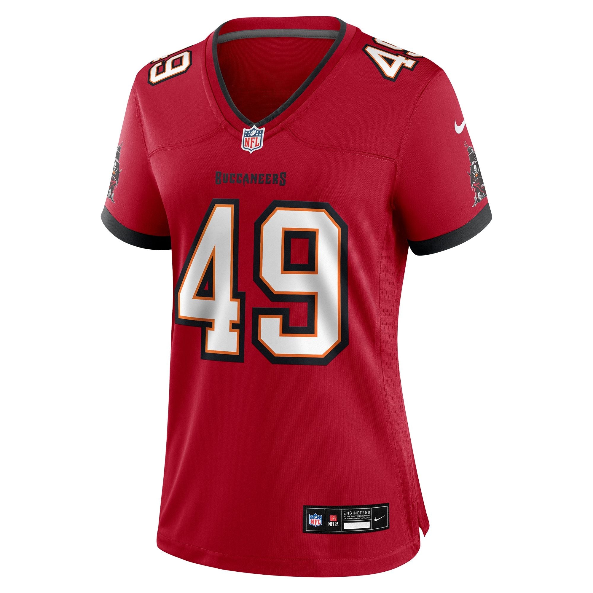 Women's Tampa Bay Buccaneers Owen Wright Nike Red Team Game Jersey