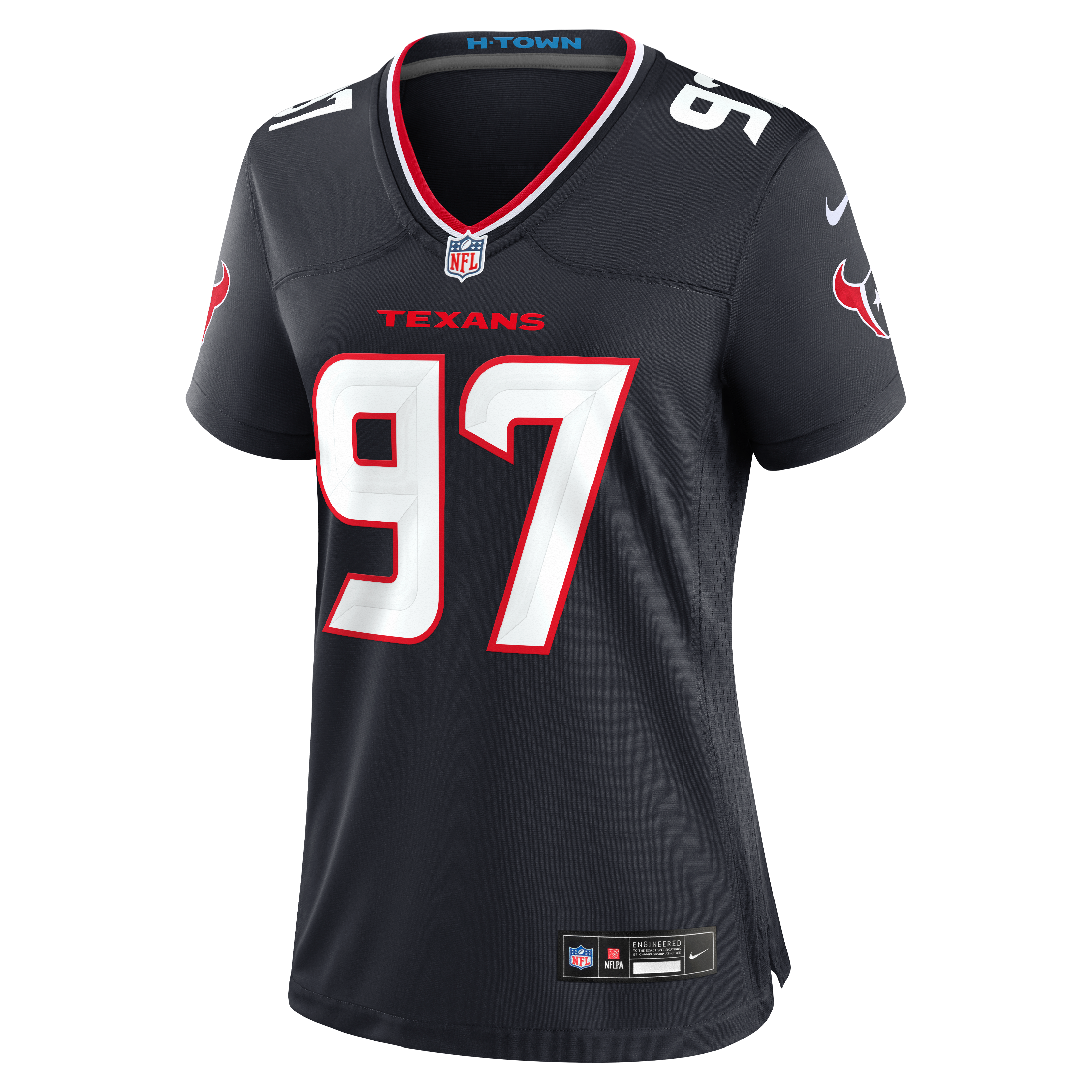 Women's Houston Texans Dominique Robinson Nike Navy Team Game Jersey