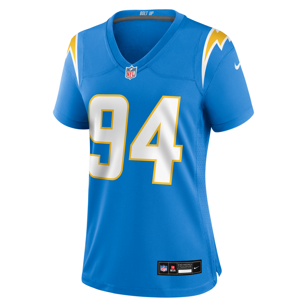 Women's Los Angeles Chargers Dalvin Tomlinson Nike Powder Blue Team Game Jersey