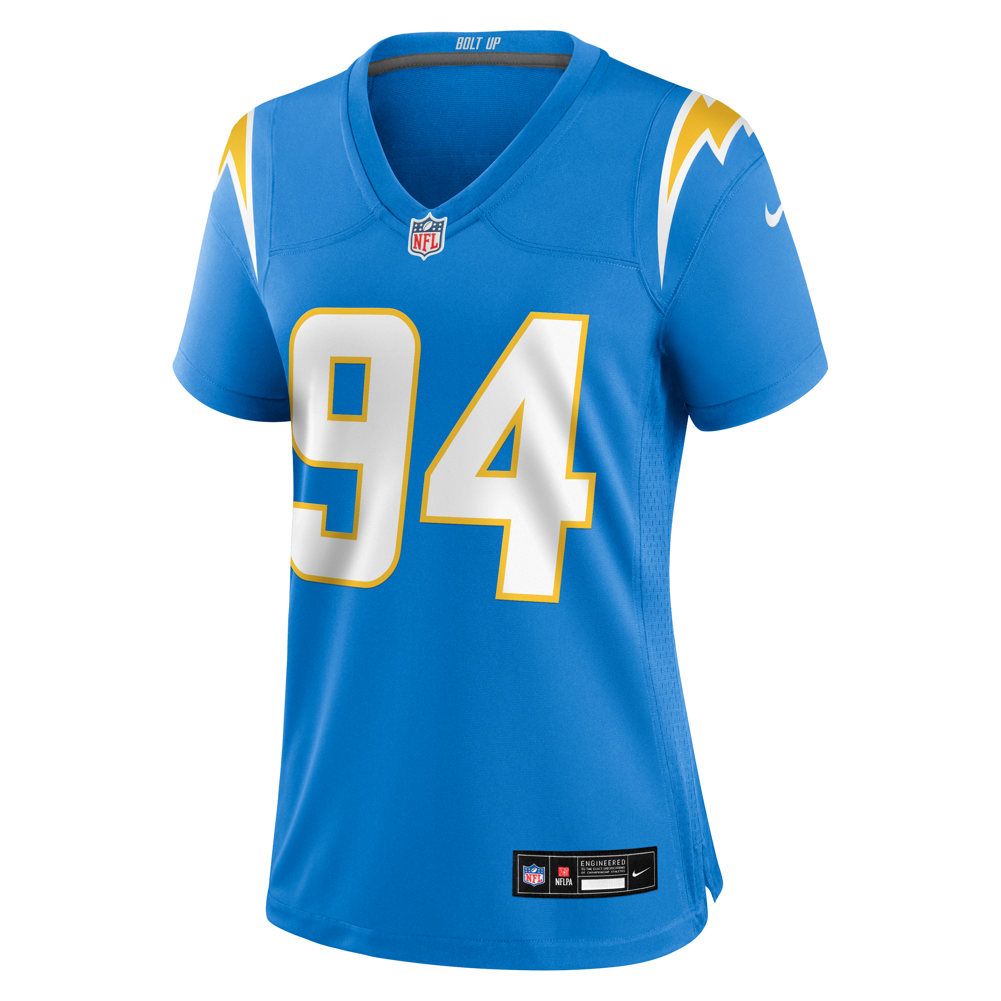 Women's Los Angeles Chargers Dalvin Tomlinson Nike Powder Blue Team Game Jersey