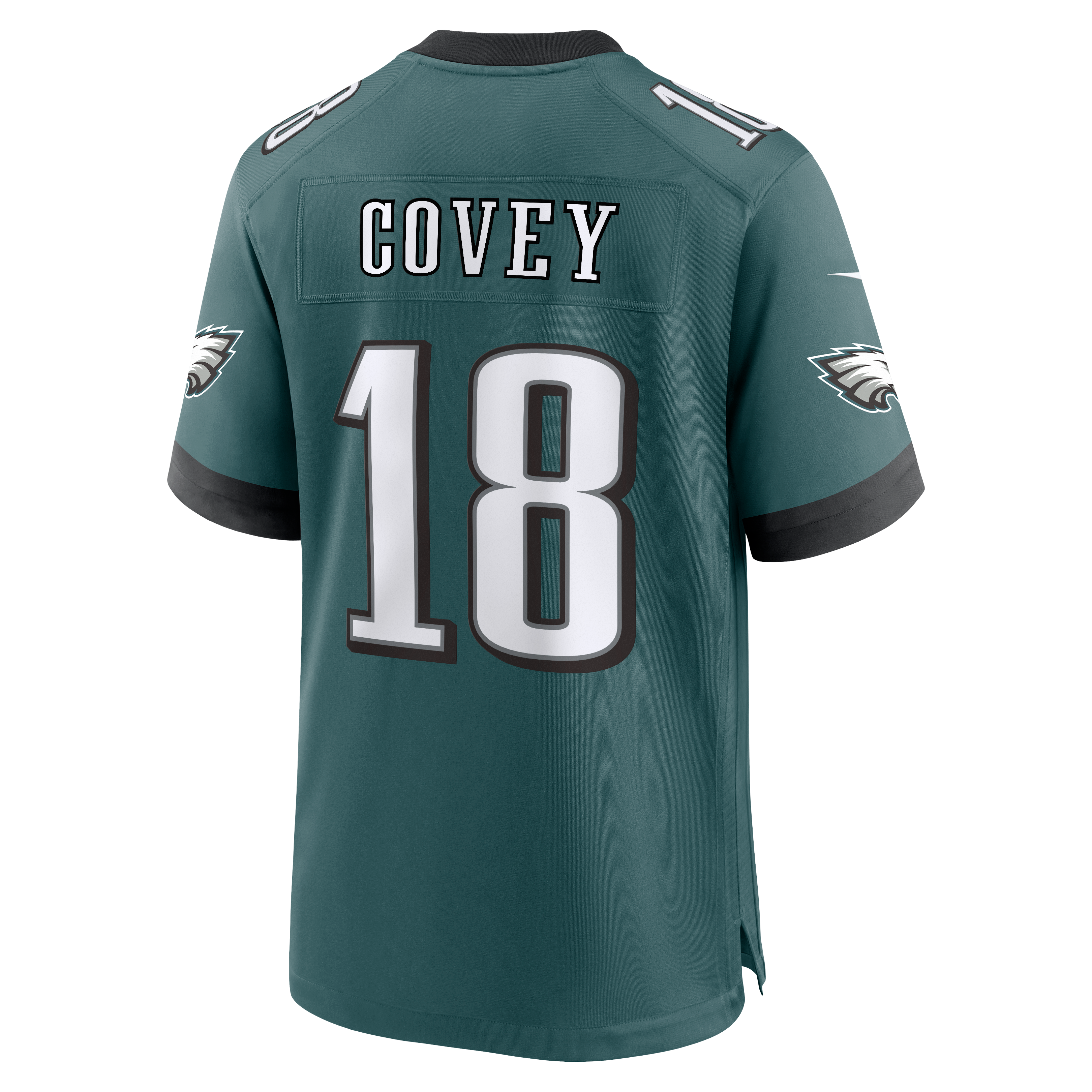 Men's Philadelphia Eagles Britain Covey Nike Midnight Green Team Game Jersey