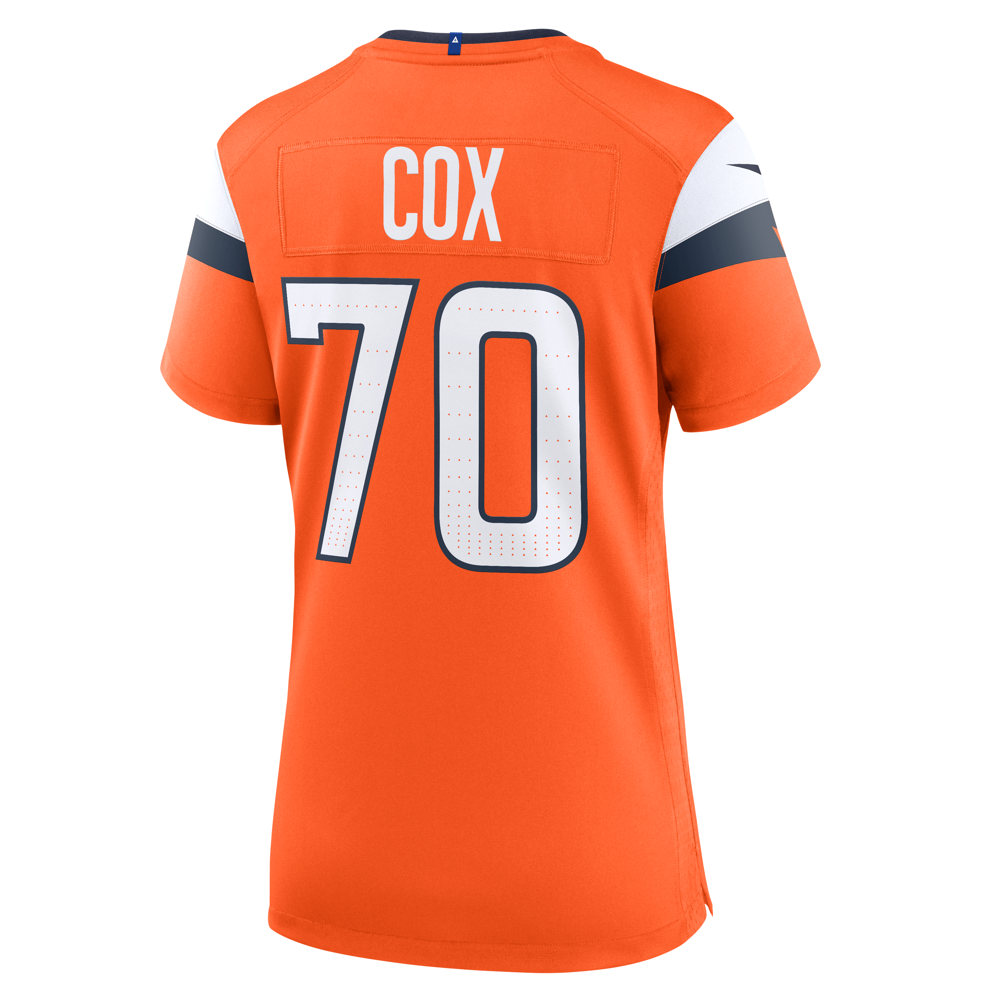 Women's Denver Broncos Marques Cox Nike Orange Team Game Jersey