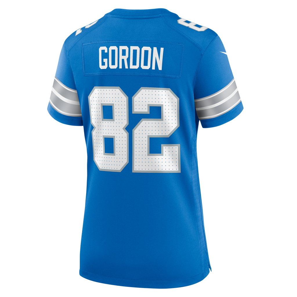 Women's Detroit Lions Thomas Gordon Nike Blue Team Game Jersey