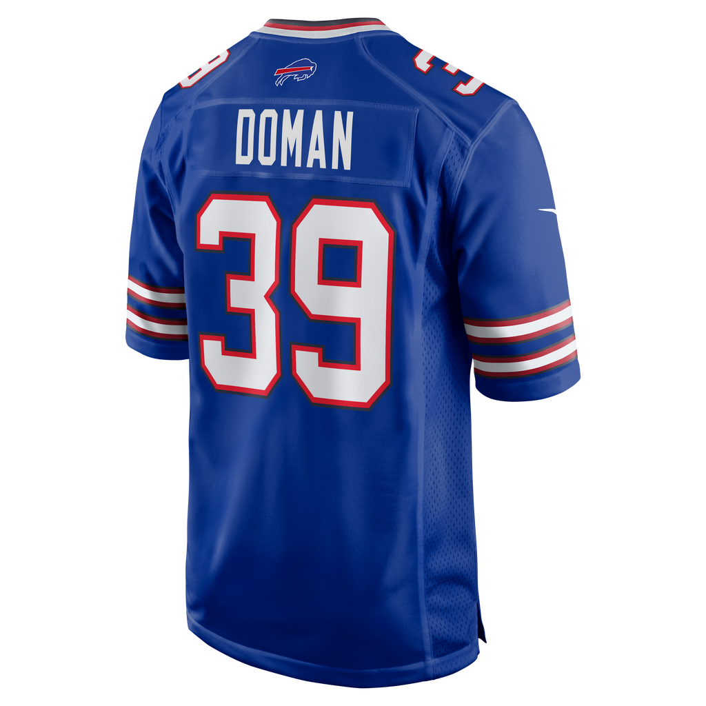 Men's Buffalo Bills Tommy Doman Nike Royal Team Game Jersey