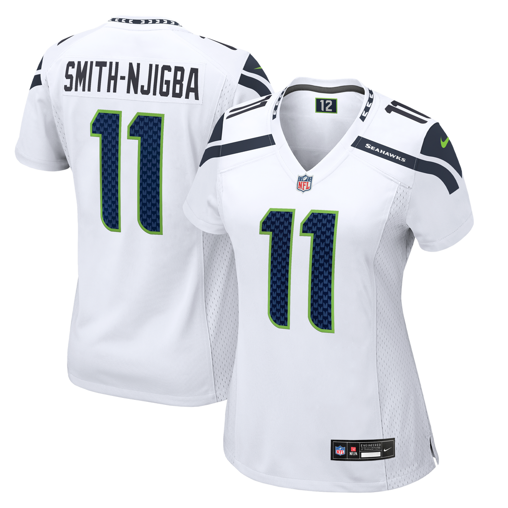 Women's Seattle Seahawks Jaxon Smith Njigba Nike White Game Jersey