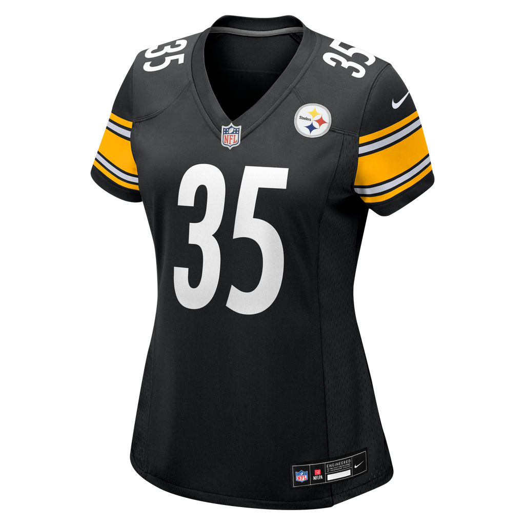 Women's Pittsburgh Steelers Jamel Dean Nike Black Team Game Jersey