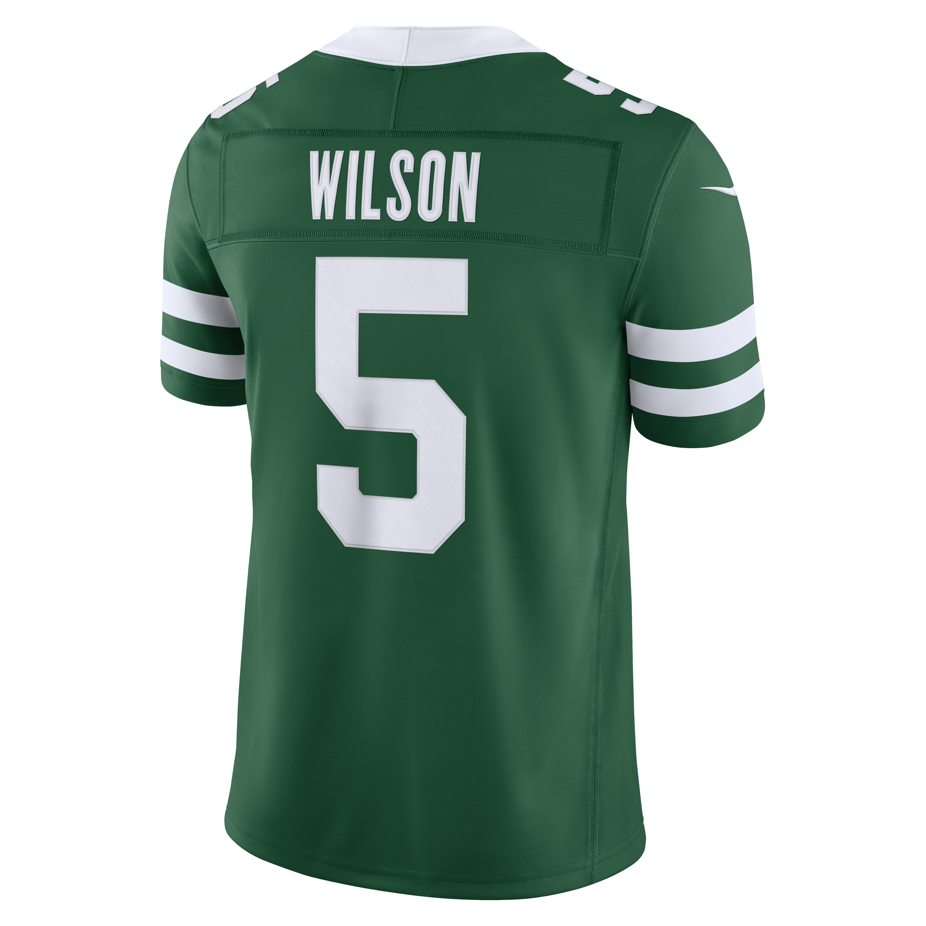 Men's New York Jets Garrett Wilson Nike Legacy Green Team Vapor Fuse Stitched Limited Jersey