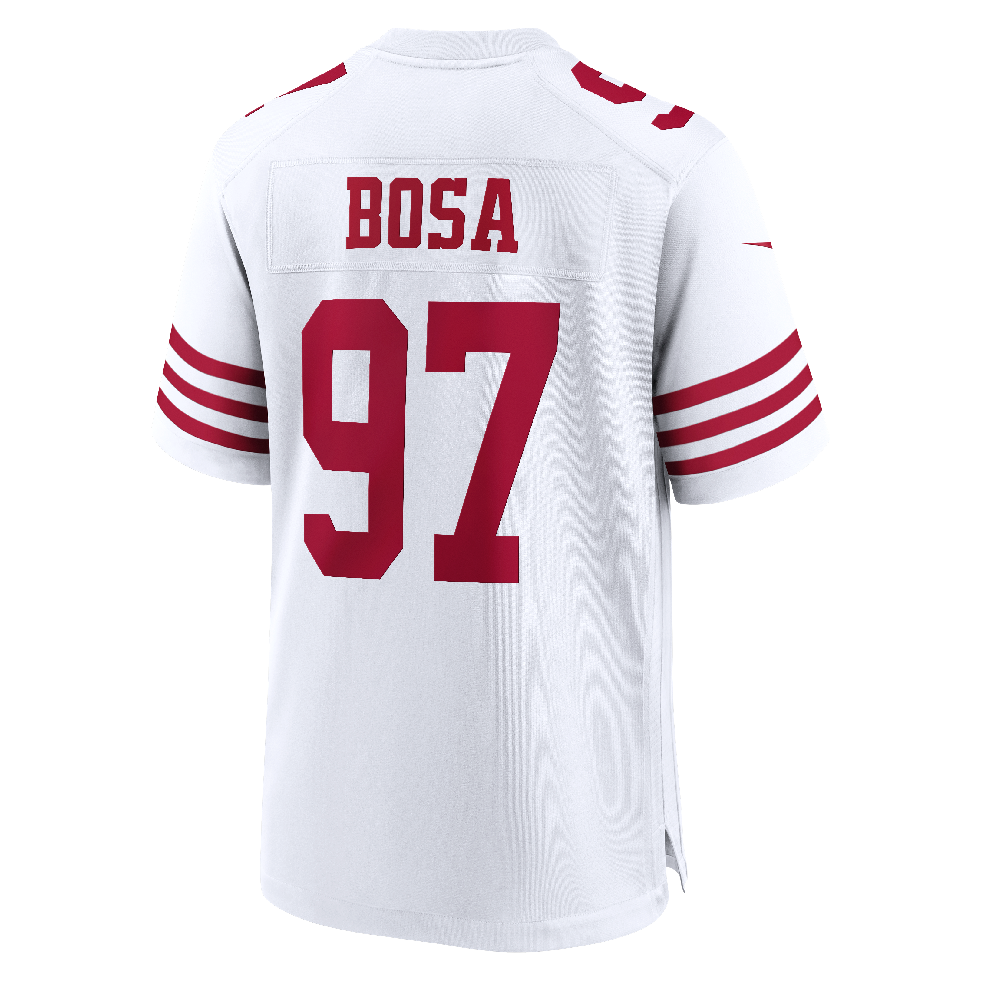 Men's San Francisco 49Ers Nick Bosa Nike White 80Th Anniversary Game Jersey