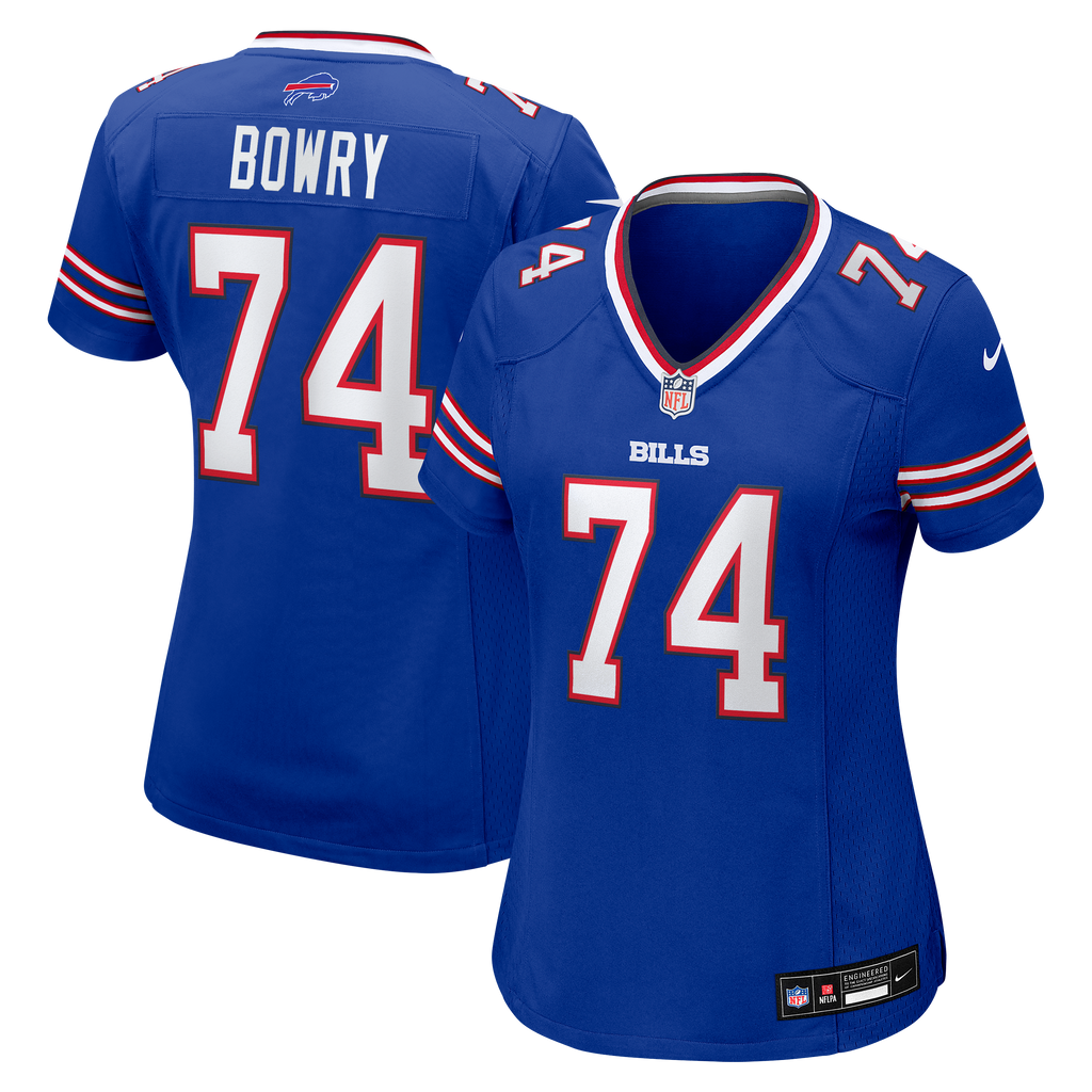 Women's Buffalo Bills Jude Bowry Nike Royal Team Game Jersey