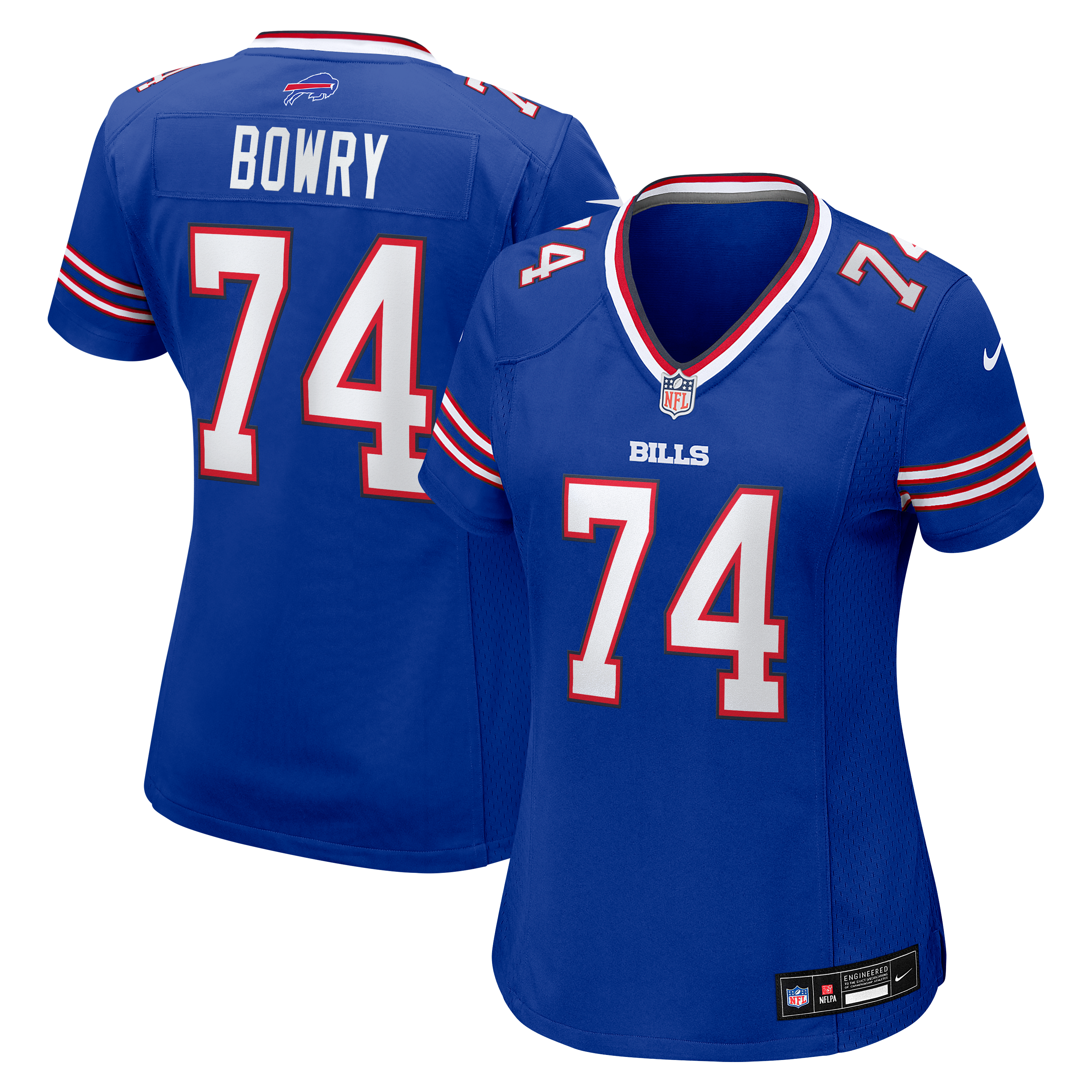 Women's Buffalo Bills Jude Bowry Nike Royal Team Game Jersey