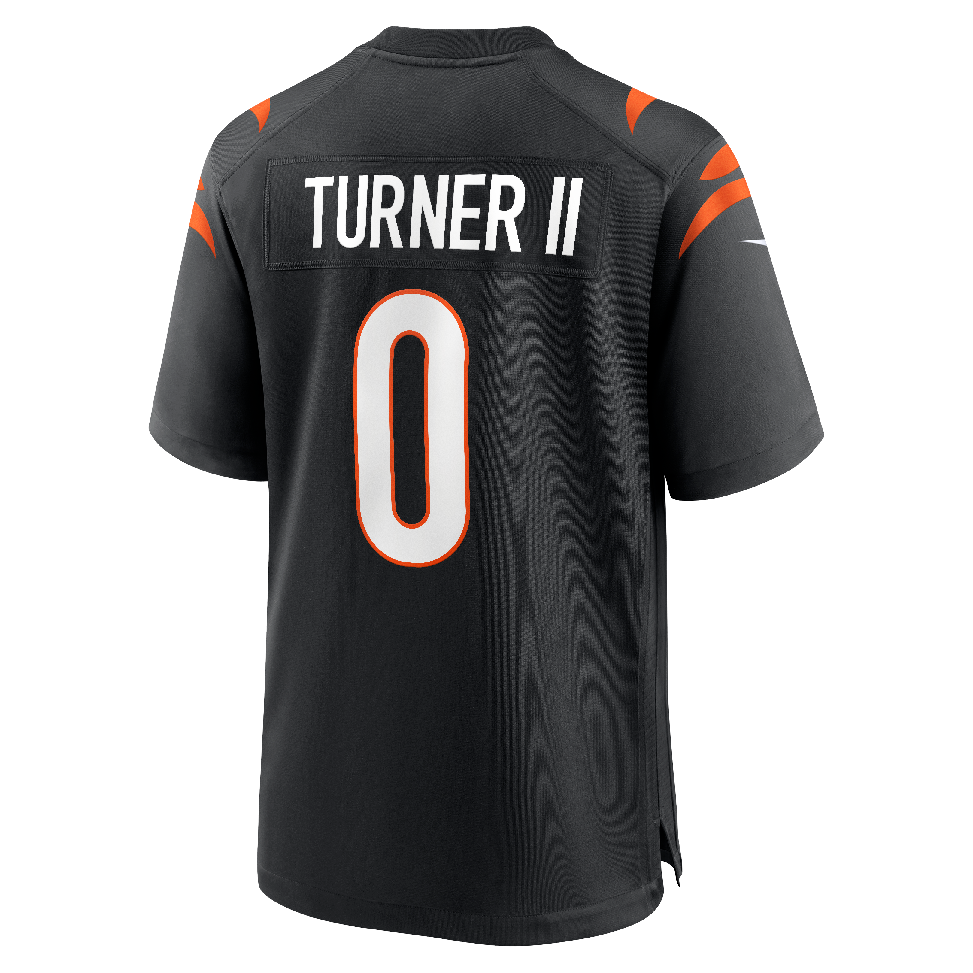 Men's Cincinnati Bengals Dj Turner Ii Nike Black Team Game Jersey