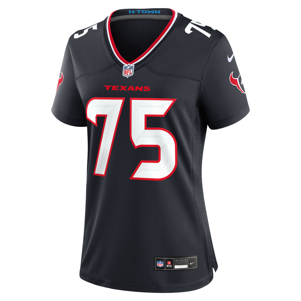 Women's Houston Texans Wyatt Teller Nike Navy Team Game Jersey
