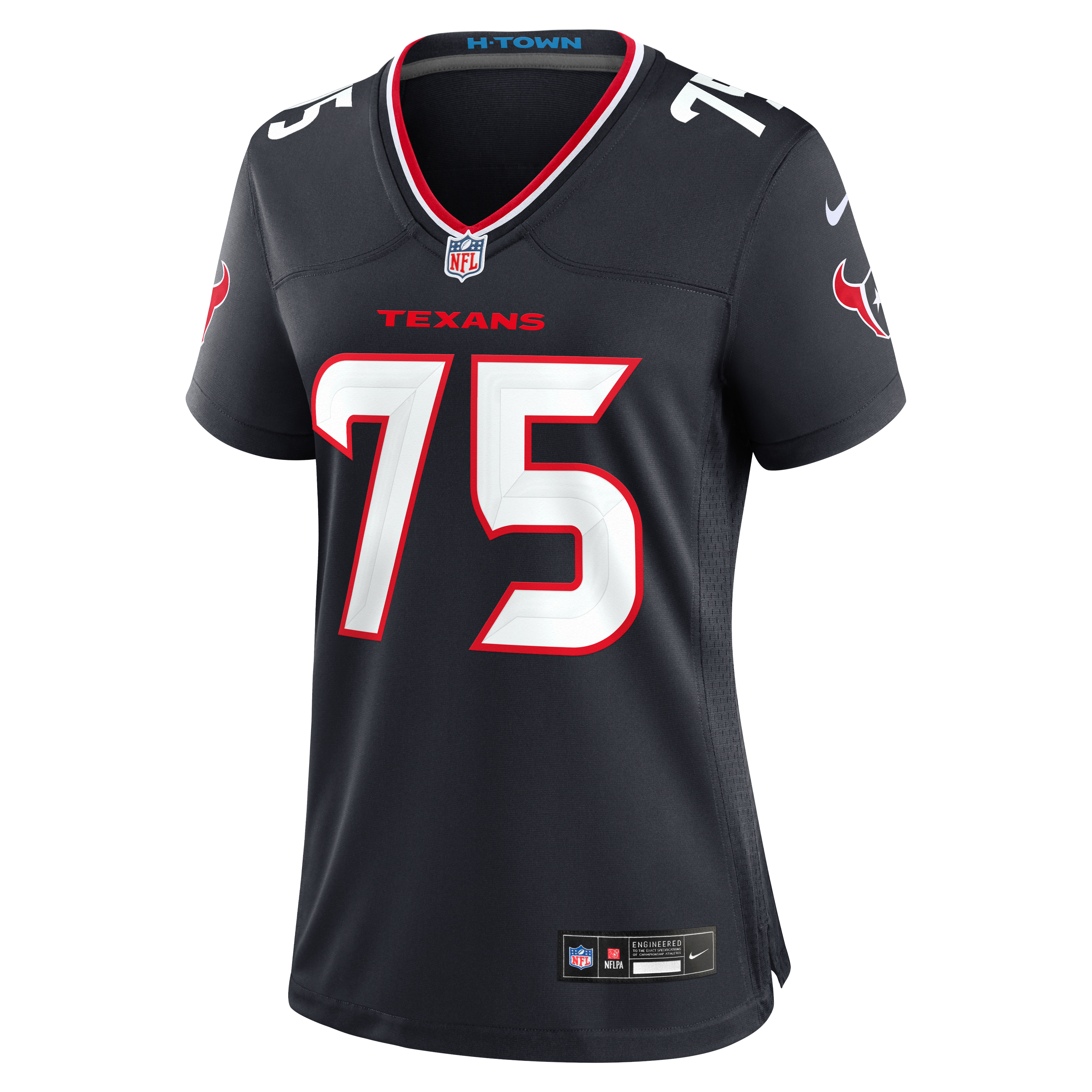 Women's Houston Texans Wyatt Teller Nike Navy Team Game Jersey