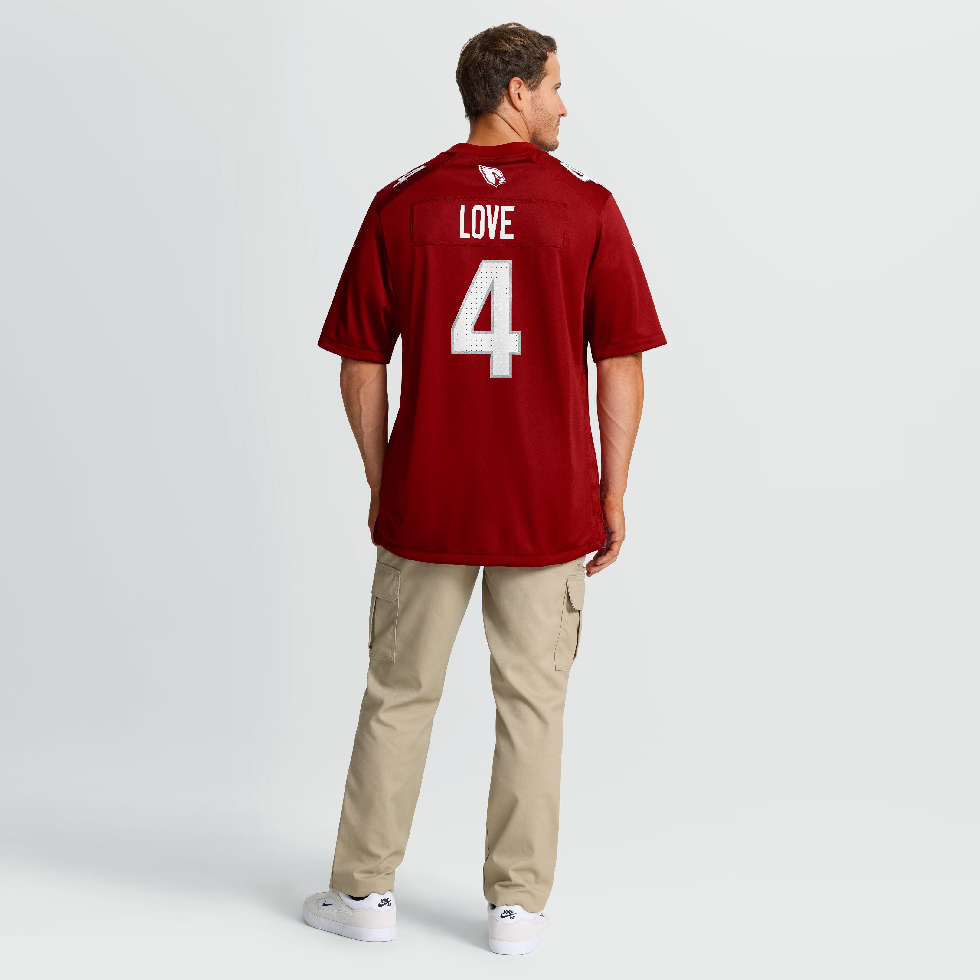 Men's Arizona Cardinals Jeremiyah Love Nike Cardinal 2026 Nfl Draft First Round Pick No 3 Team Game Jersey