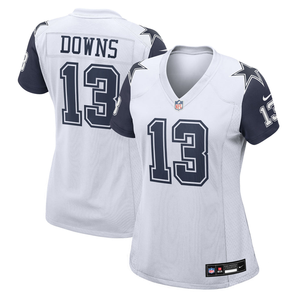 Women's Dallas Cowboys Caleb Downs Nike White Alternate Game Jersey