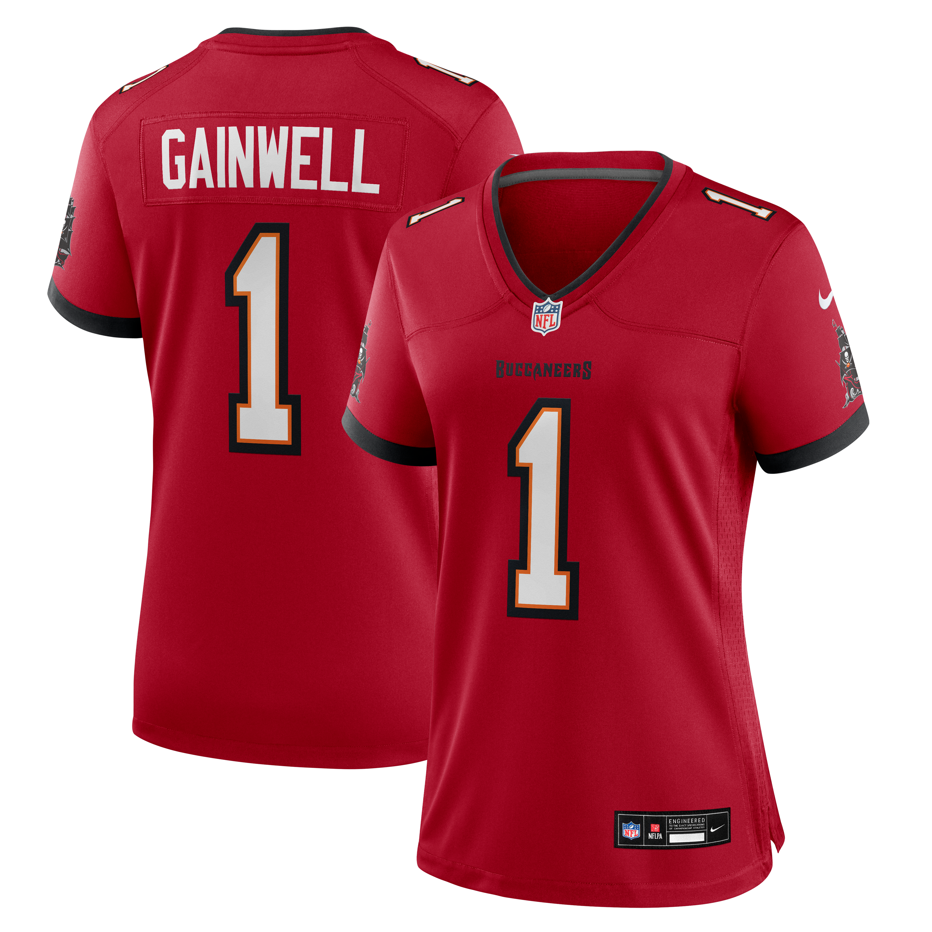Women's Tampa Bay Buccaneers Kenneth Gainwell Nike Red Team Game Jersey