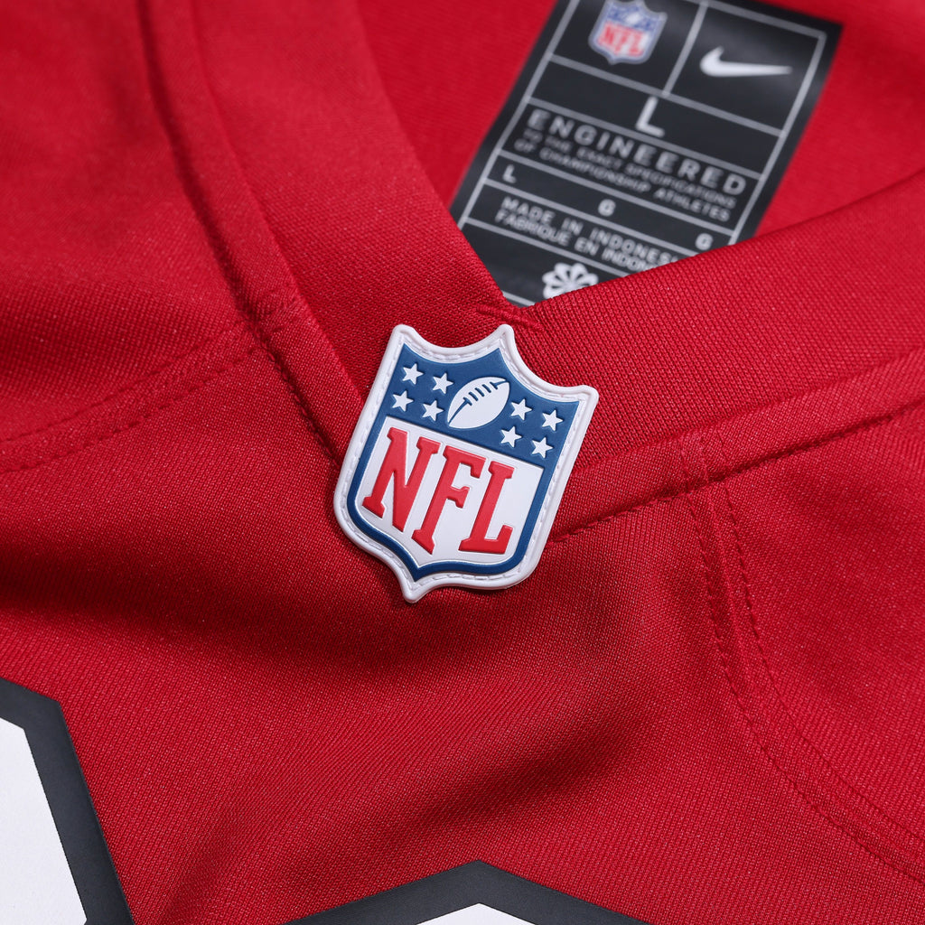 Men's San Francisco 49Ers Nike Scarlet 80Th Anniversary Alternate Custom Game Jersey