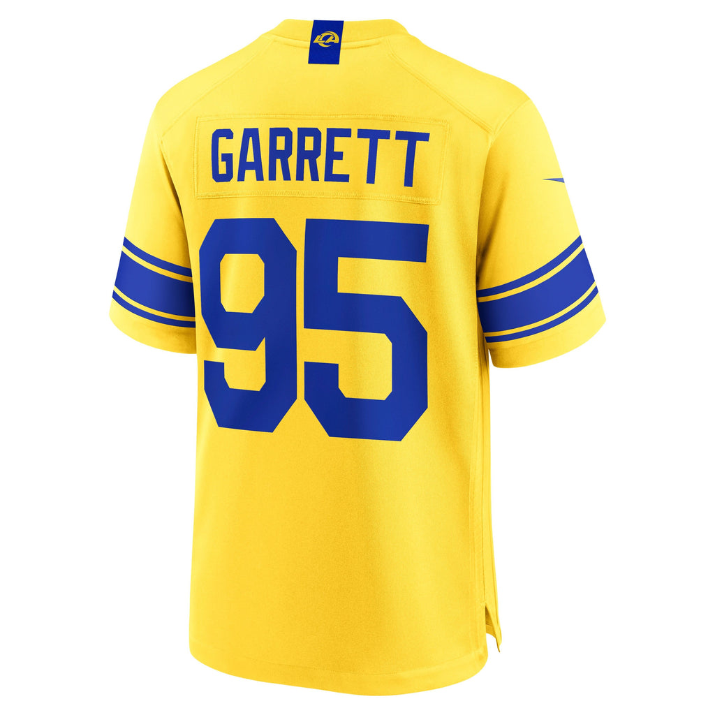 Men's Los Angeles Rams Myles Garrett Nike Classic Sol Game Jersey