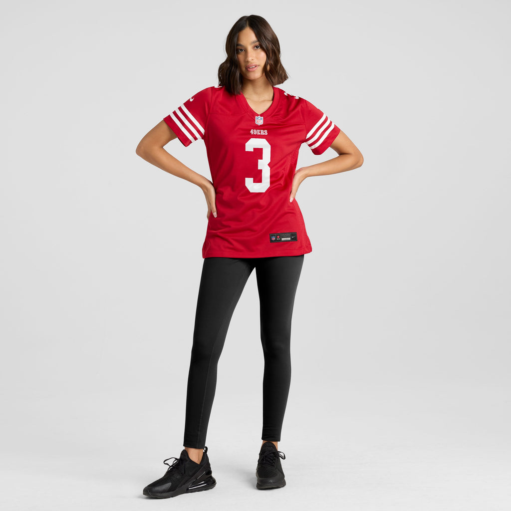 Women's San Francisco 49Ers Christian Kirk Nike Scarlet Team Game Jersey