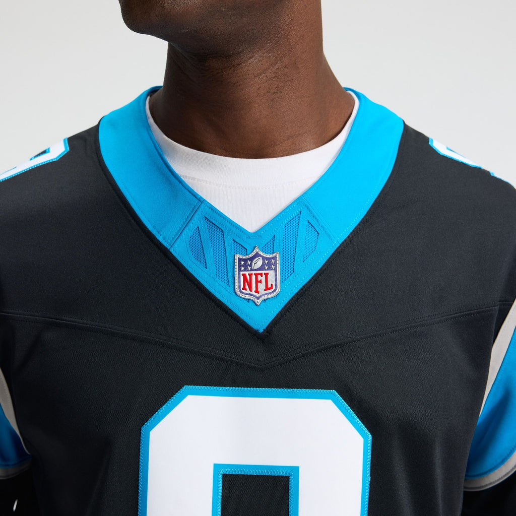 Men's Carolina Panthers Bryce Young Nike Black Team Vapor Fuse Stitched Limited Jersey