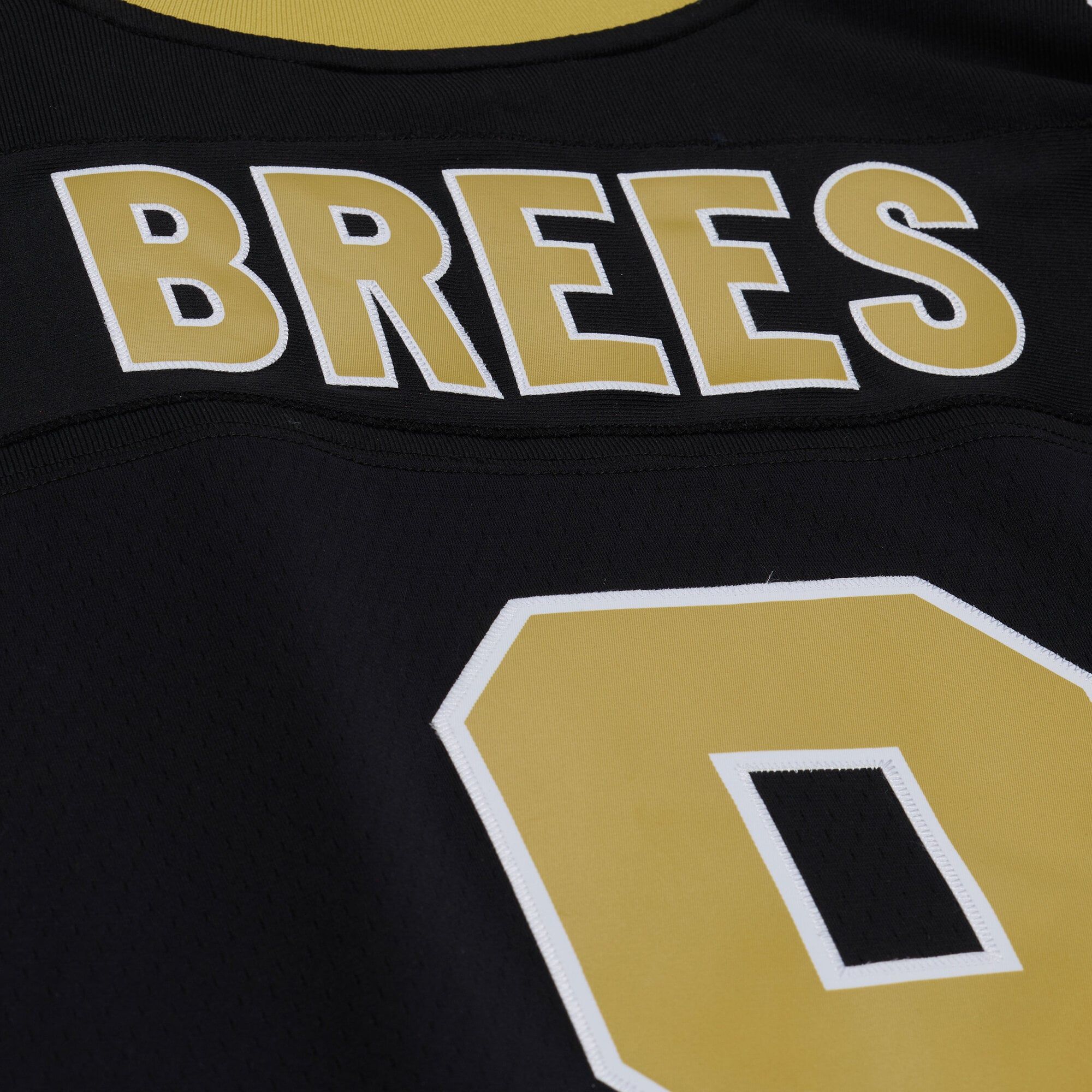 Men's New Orleans Saints Drew Brees Mitchell And Ness Black 2009 Legacy Jersey
