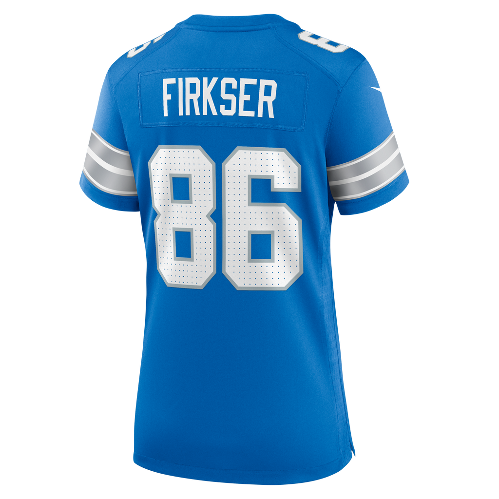 Women's Detroit Lions Anthony Firkser Nike Blue Team Game Jersey