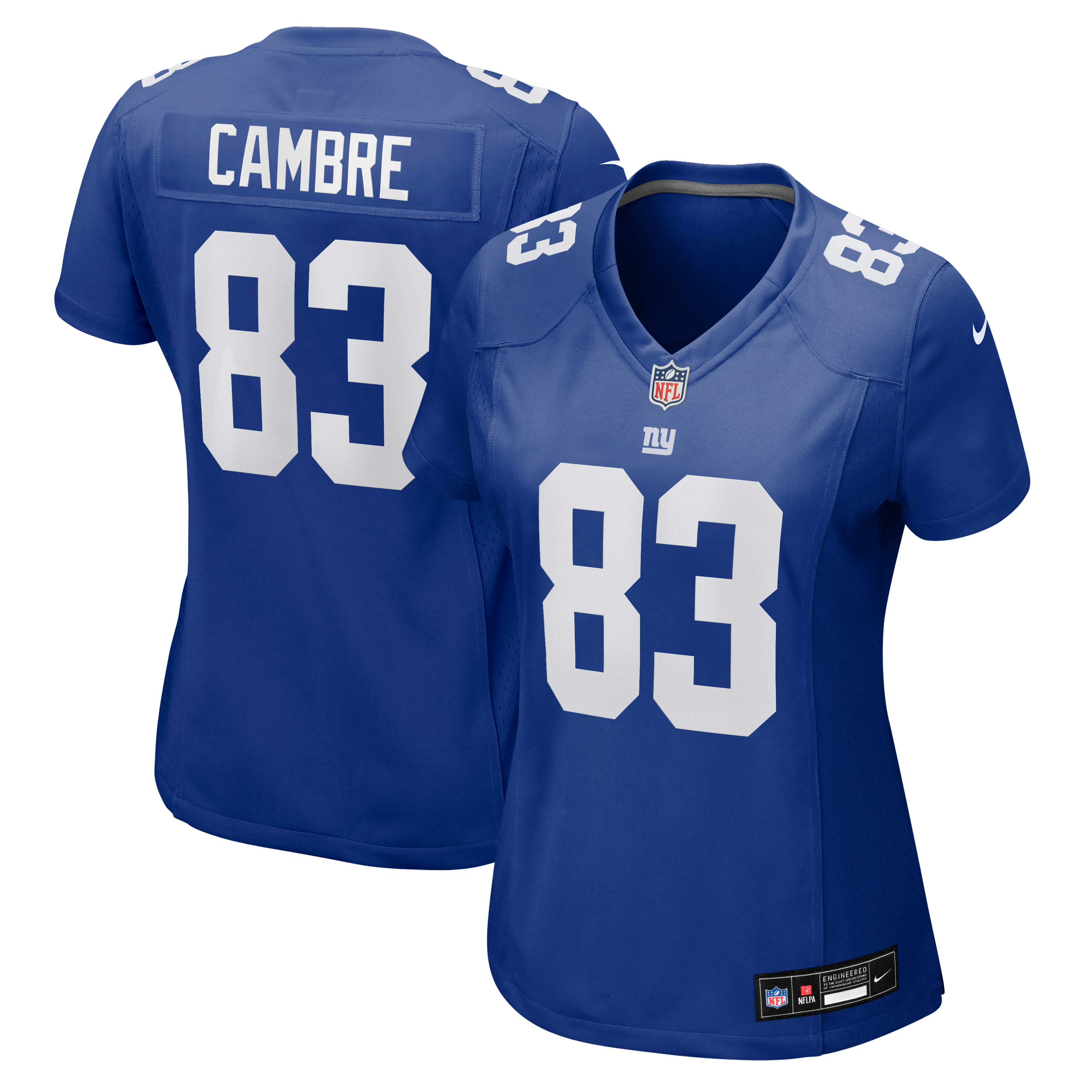 Women's New York Giants Dalen Cambre Nike Royal Team Game Jersey