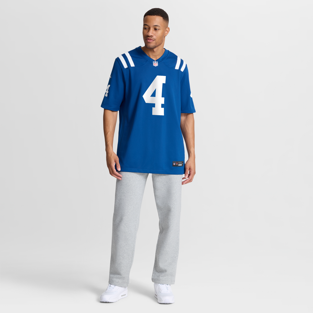 Men's Indianapolis Colts Adam Vinatieri Nike Royal Team Retired Game Jersey