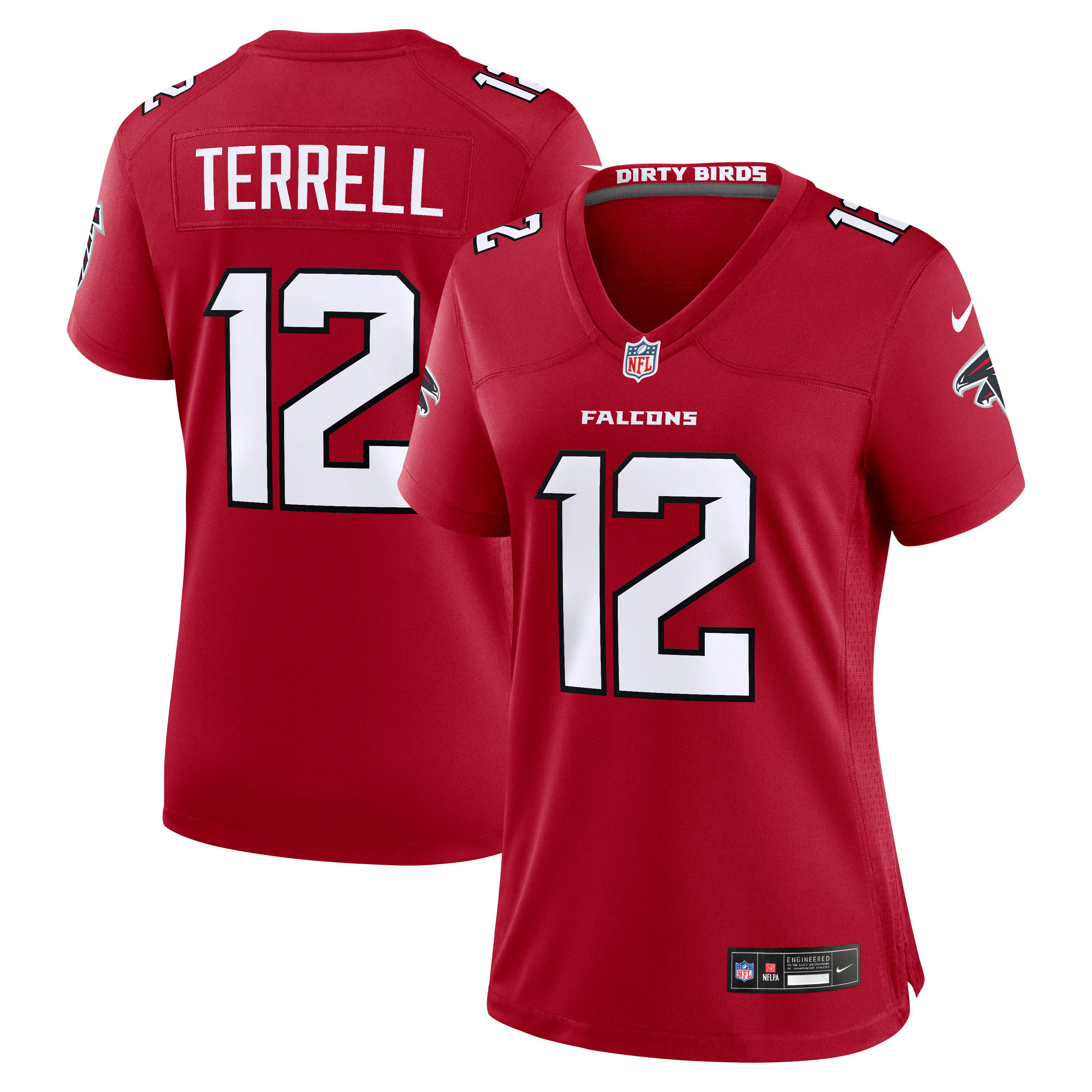 Women's Atlanta Falcons Avieon Terrell Nike Red Team Game Jersey