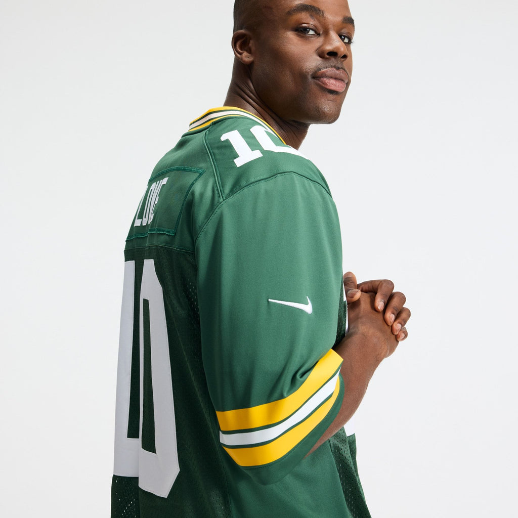 Men's Green Bay Packers Jordan Love Nike Green Vapor Untouchable Stitched Limited Jersey