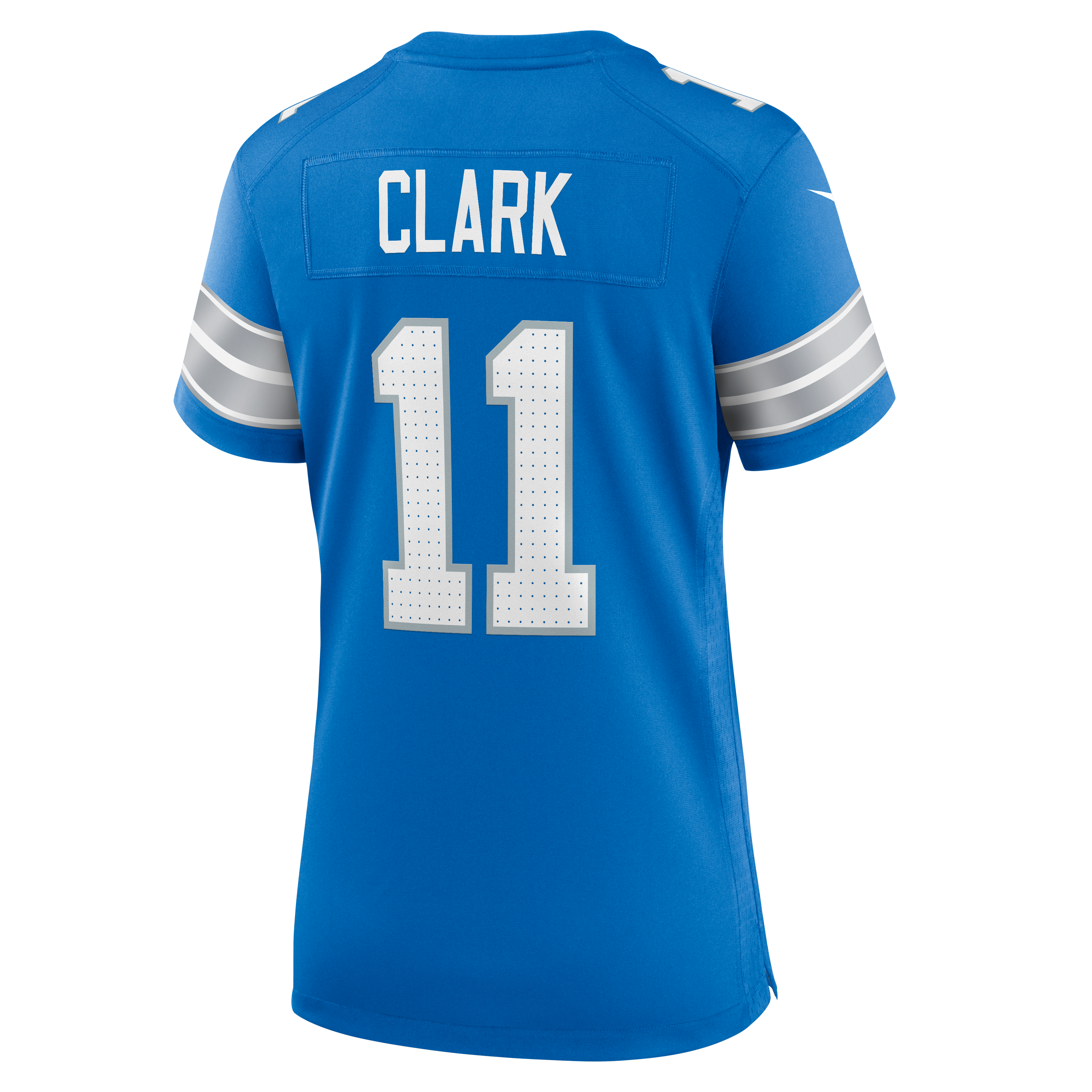 Women's Detroit Lions Damone Clark Nike Blue Team Game Jersey
