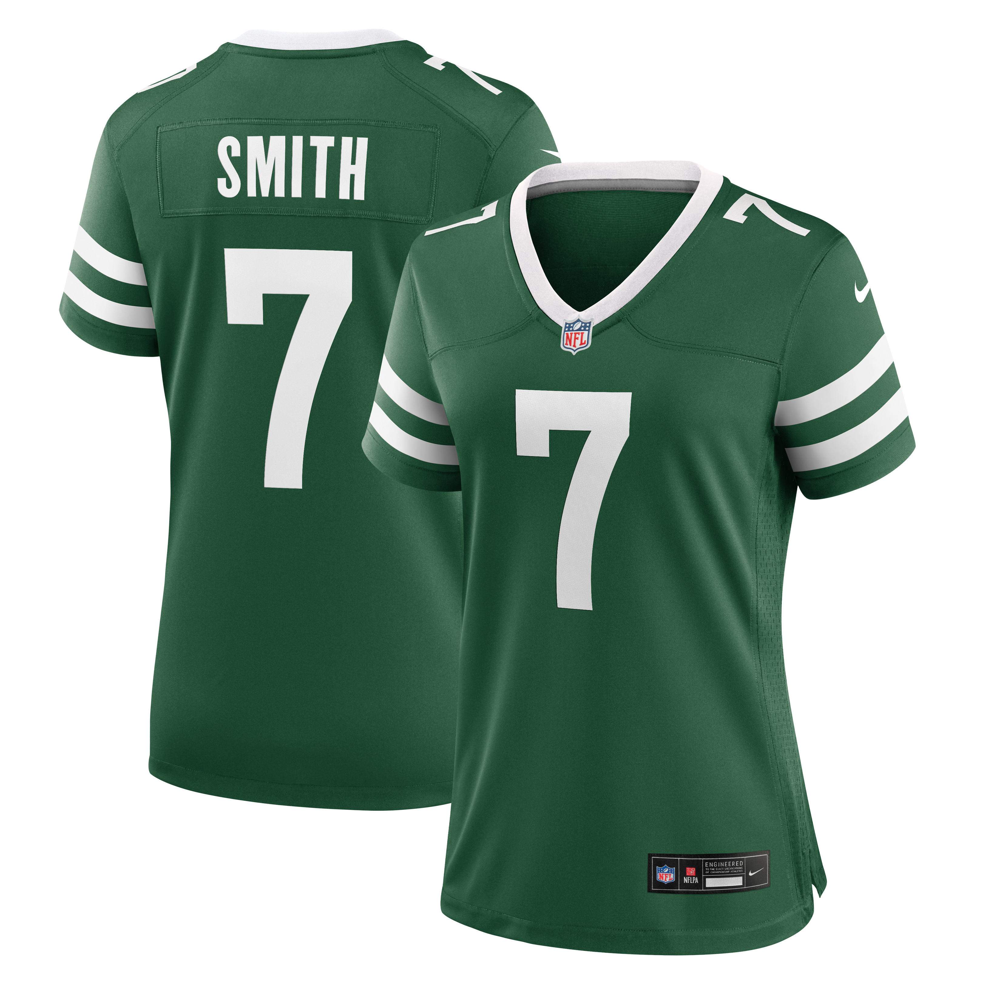Women's New York Jets Geno Smith Nike Legacy Green Game Jersey