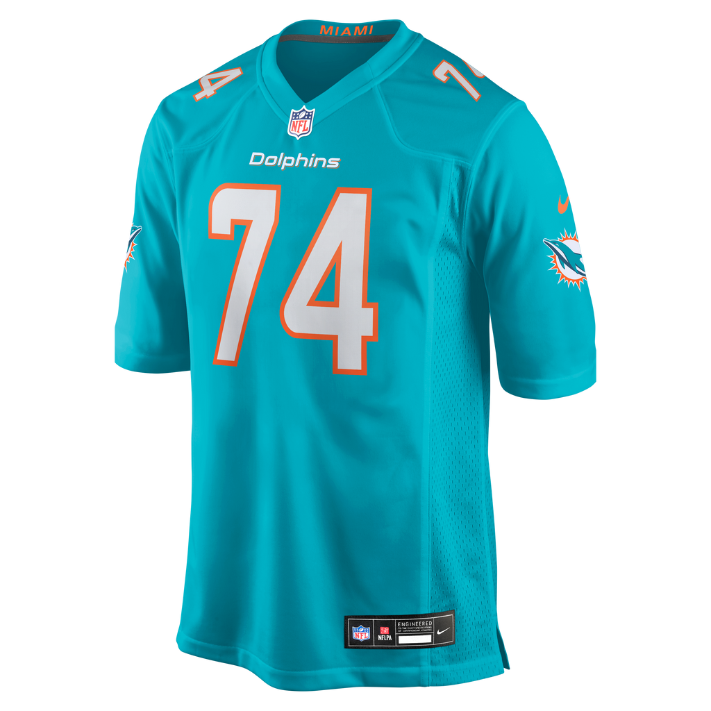 Men's Miami Dolphins Kayden Proctor Nike Aqua 2026 Nfl Draft First Round Pick No 12 Team Game Jersey