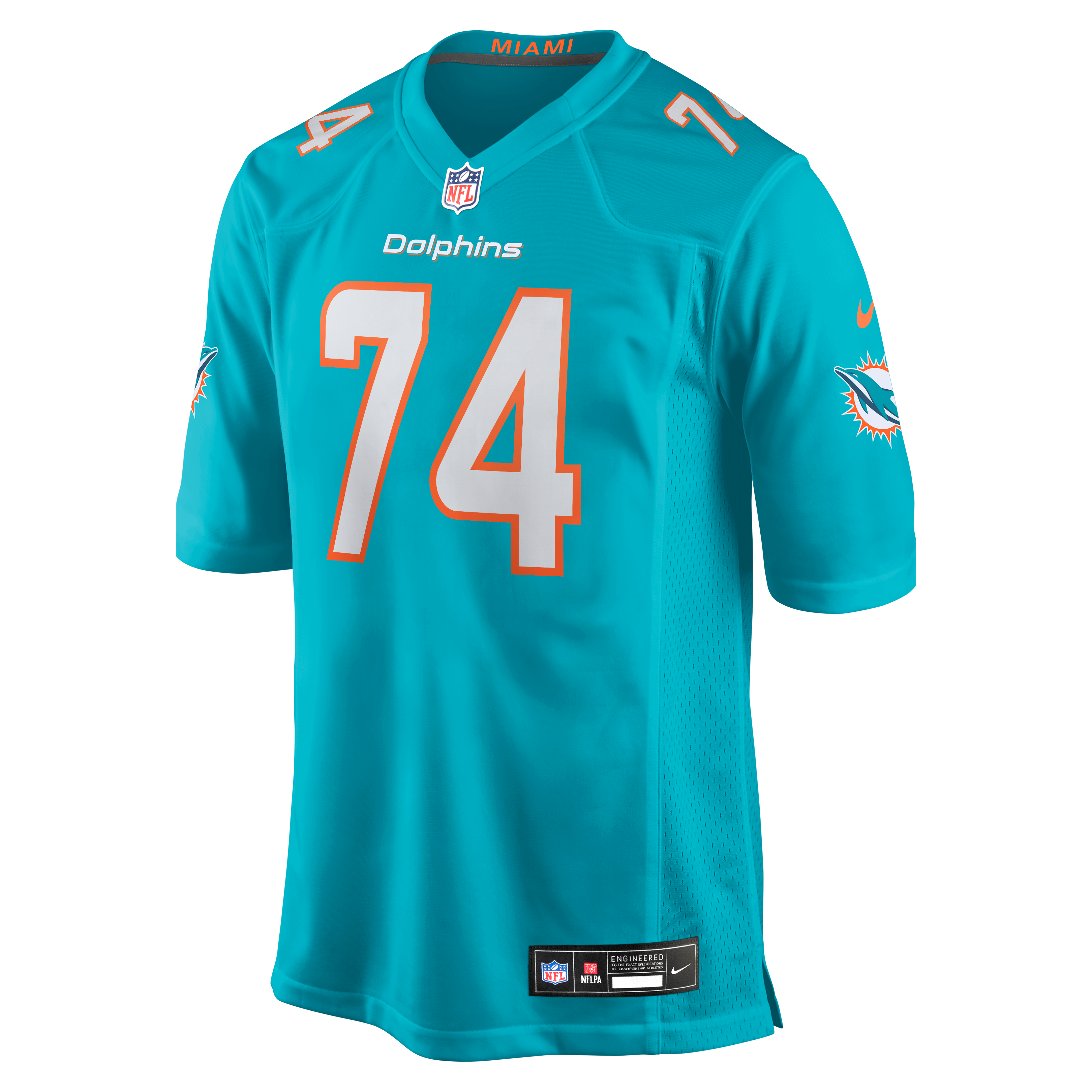 Men's Miami Dolphins Kayden Proctor Nike Aqua 2026 Nfl Draft First Round Pick No 12 Team Game Jersey