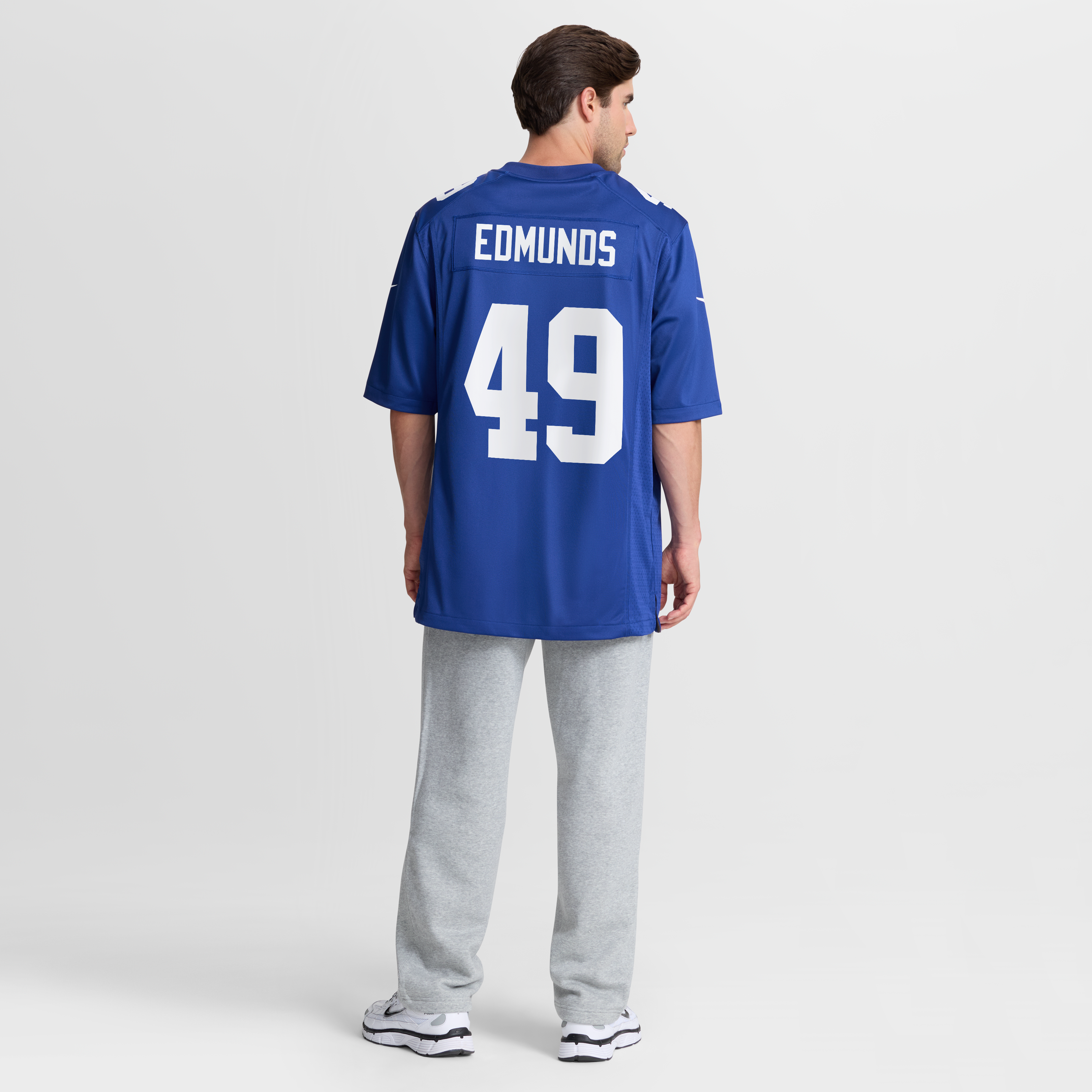 Men's New York Giants Tremaine Edmunds Nike Royal Team Game Jersey