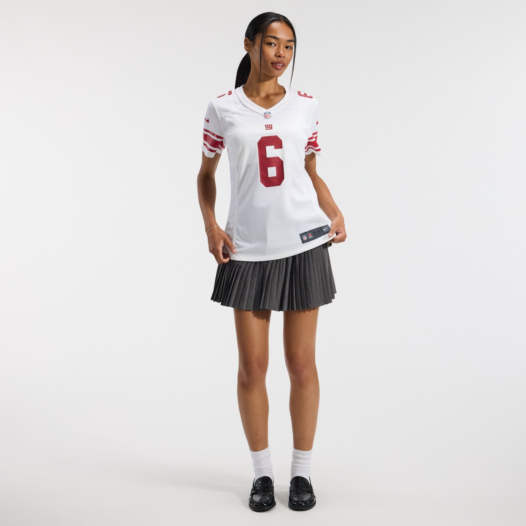 Women's New York Giants Jaxson Dart Nike White Game Jersey