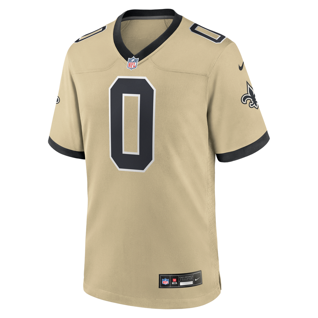 Men's New Orleans Saints Jordyn Tyson Nike Gold 2026 Nfl Draft First Round Pick No 8 Alternate Game Jersey