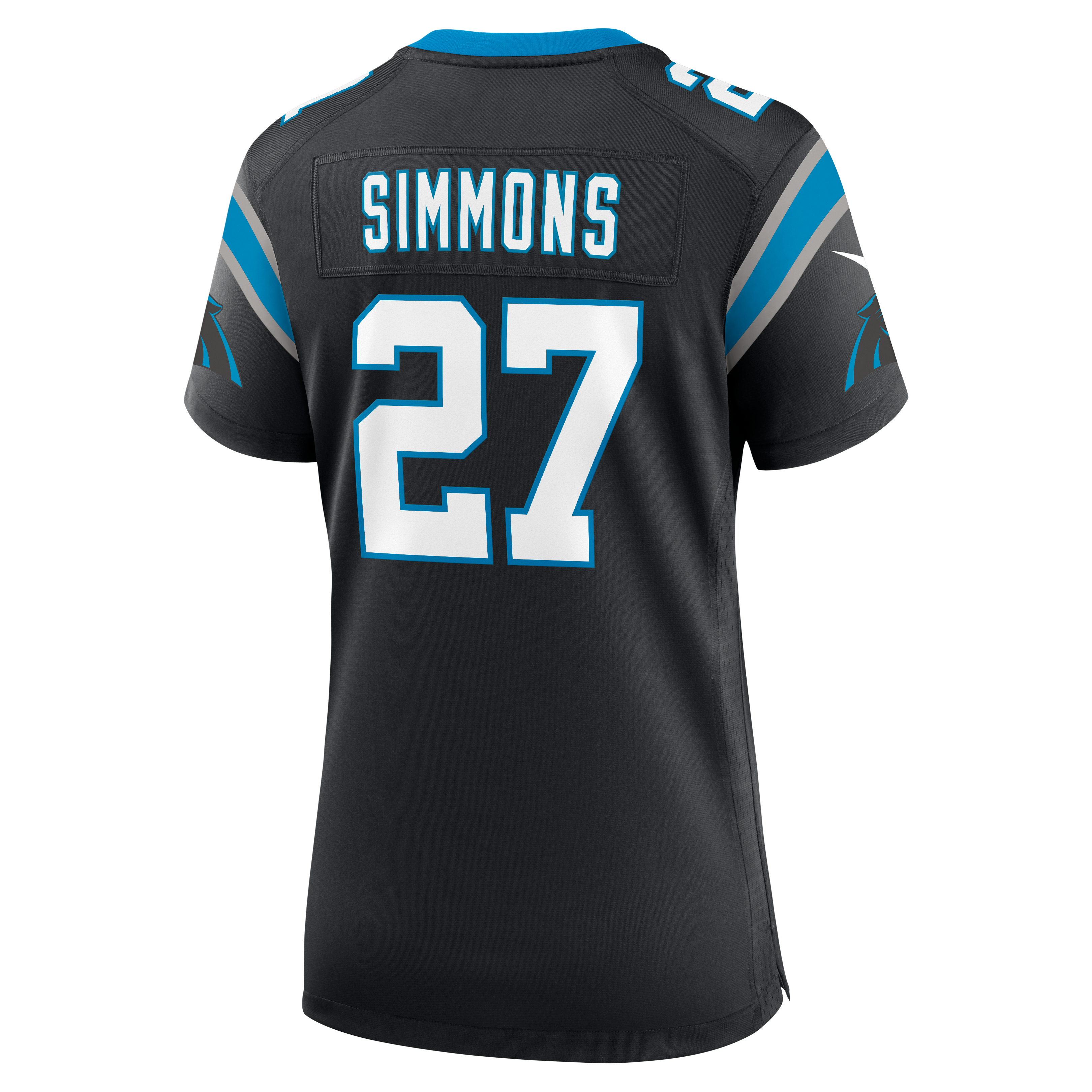 Women's Carolina Panthers Isaiah Simmons Nike Black Team Game Jersey
