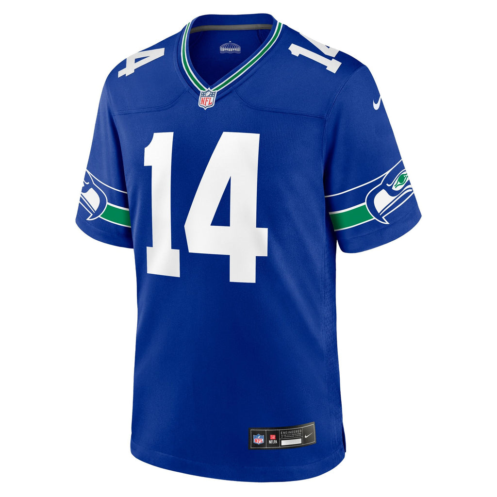 Men's Seattle Seahawks Sam Darnold Nike Royal Alternate Game Player Jersey