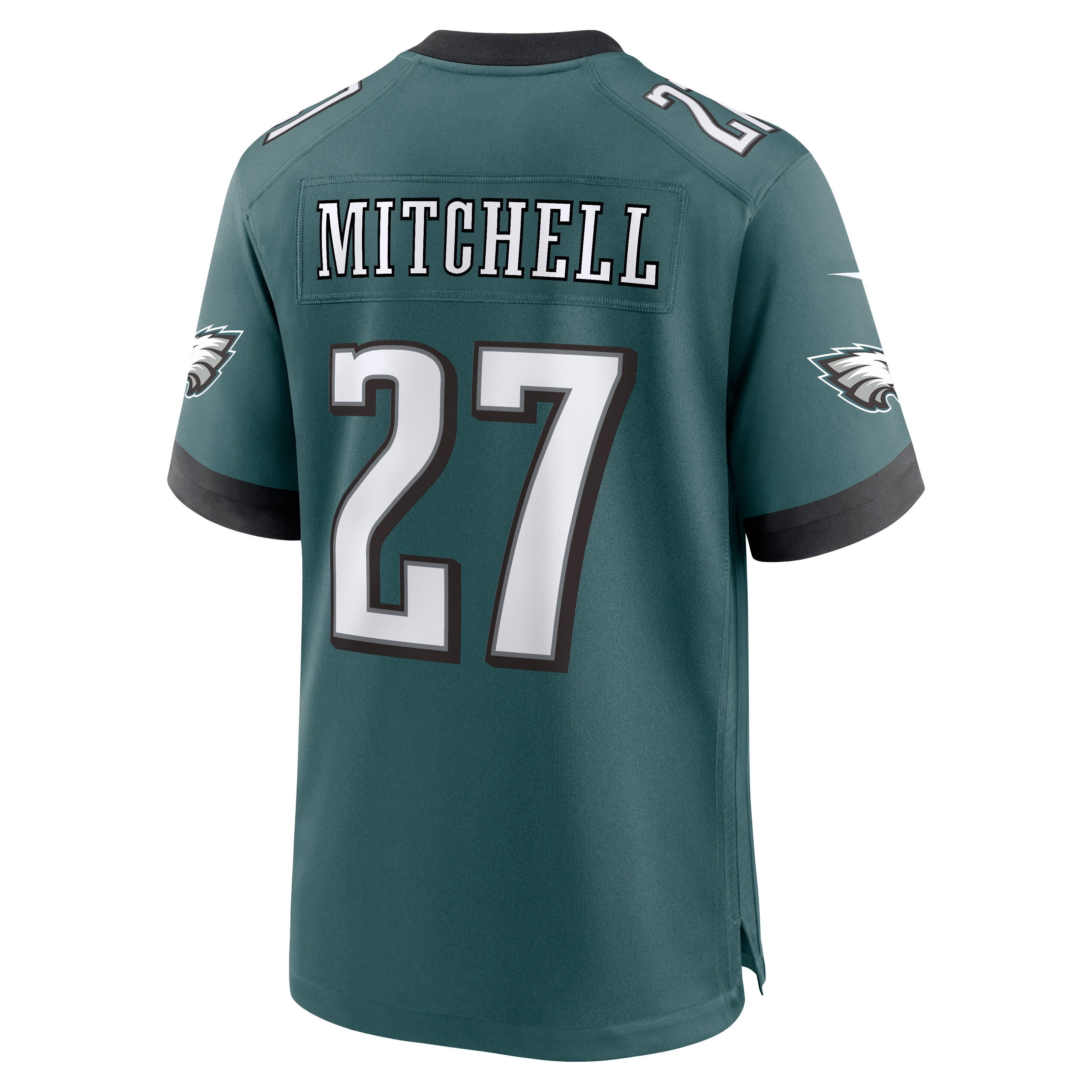 Men's Philadelphia Eagles Quinyon Mitchell Nike Midnight Green Team Game Jersey