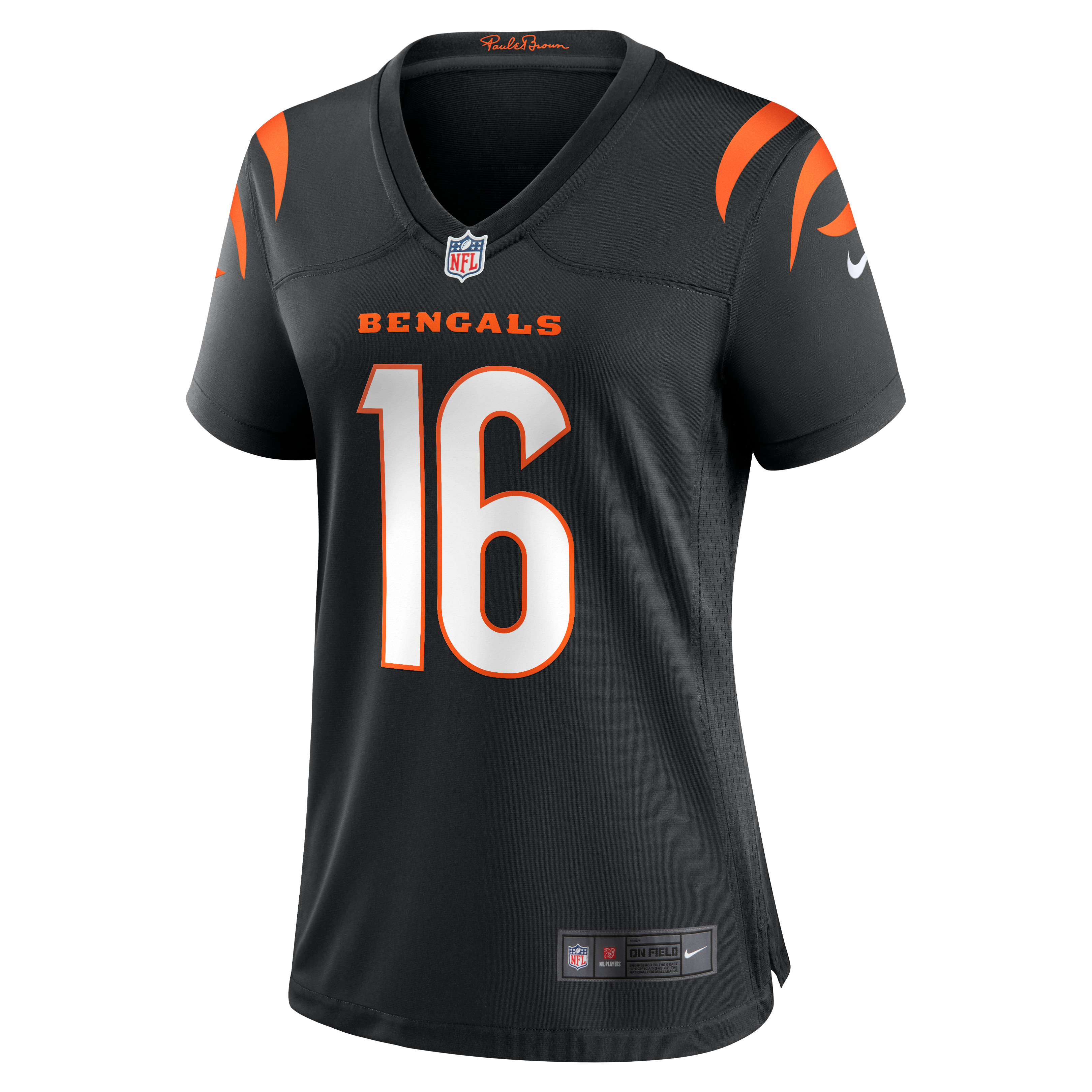 Women's Cincinnati Bengals Joe Flacco Nike Black Team Game Jersey